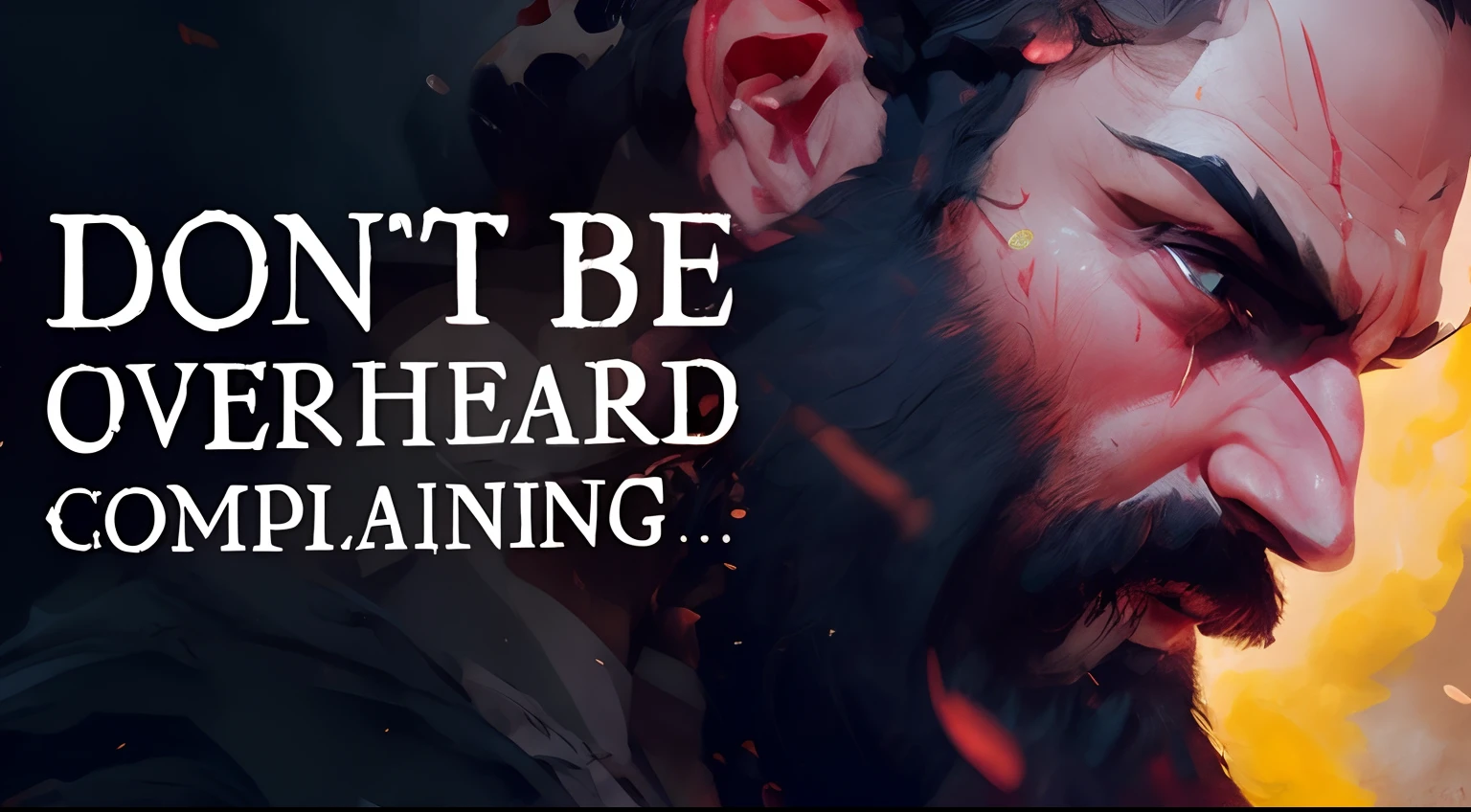 a close up of a man with a beard and a beard with a fire in the background, trending on artstationh, Artstation, fierce bearded dwarf, intimidating glare, as trending on artstation, trending in artstation, d&d trending on artstation, peter mohrbacher. unreal engine, viking beard, peter mohrbacher style, best of artstation