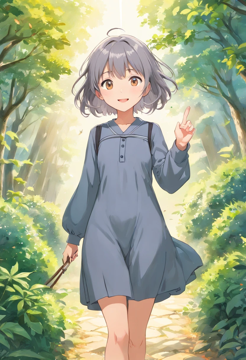 (masutepiece: 1.4), (Best Quality: 1.4), (Cute illustration: 1.5), (Watercolor painting: 1.1) Ultra-fine illustration((masutepiece)) ((Best Quality)) (Very detailed) ((Cute)) Cute (lovely) 、Botanical art、a smile、narrow her eyes、Opening Mouth、watercolor paiting、Halloween Pretty Girl、Twin-tailed、Black Mini Dress、,ignore、、(((Beautiful gray hair))), Beautiful yellow eyes, ((Beautiful eyes)), , lensflare