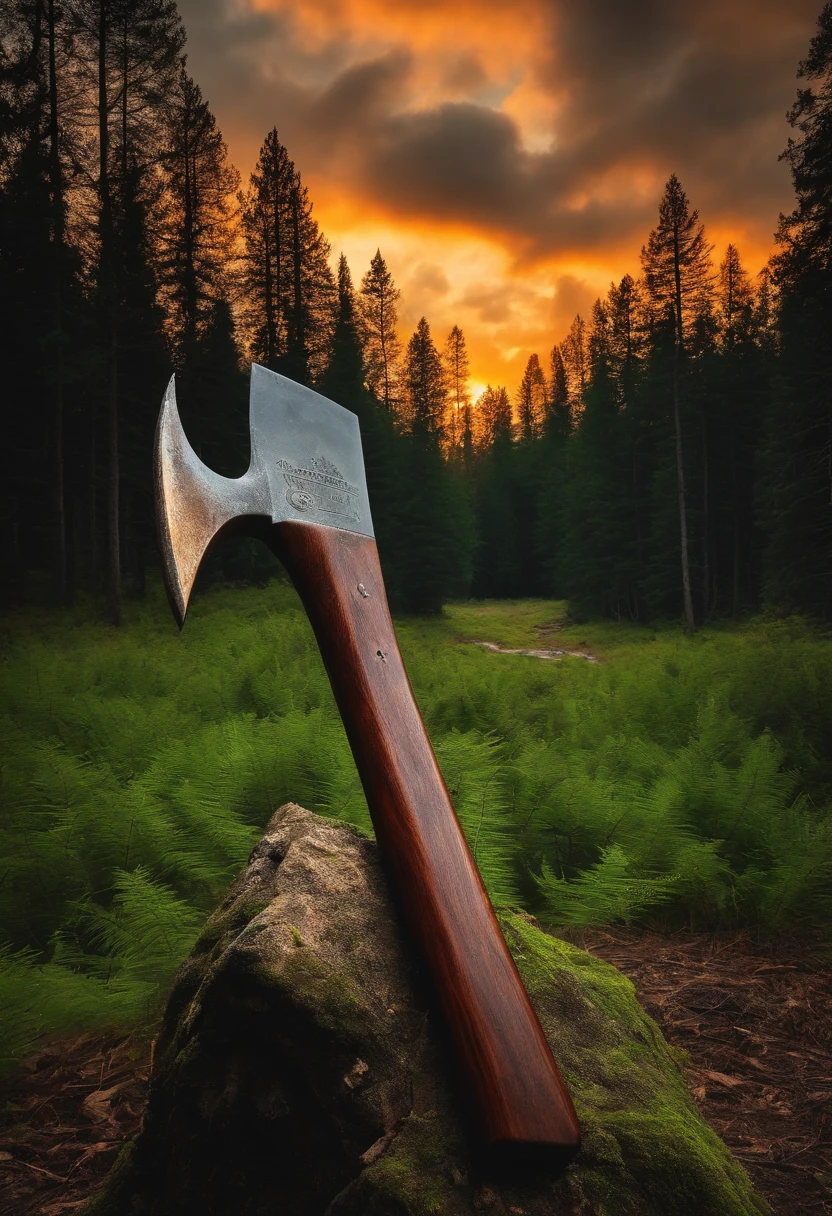 SHARP AX; AX IN THE FOREST; GOOD AX