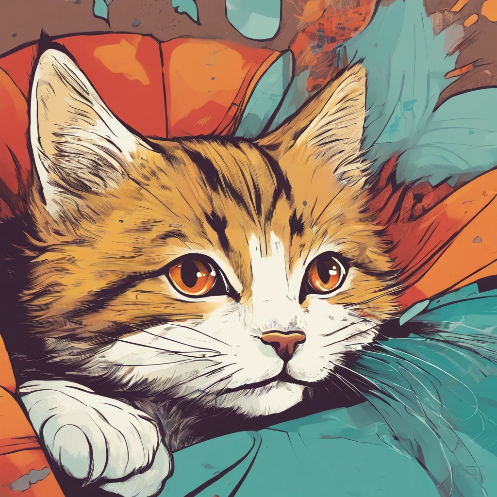 A kitten