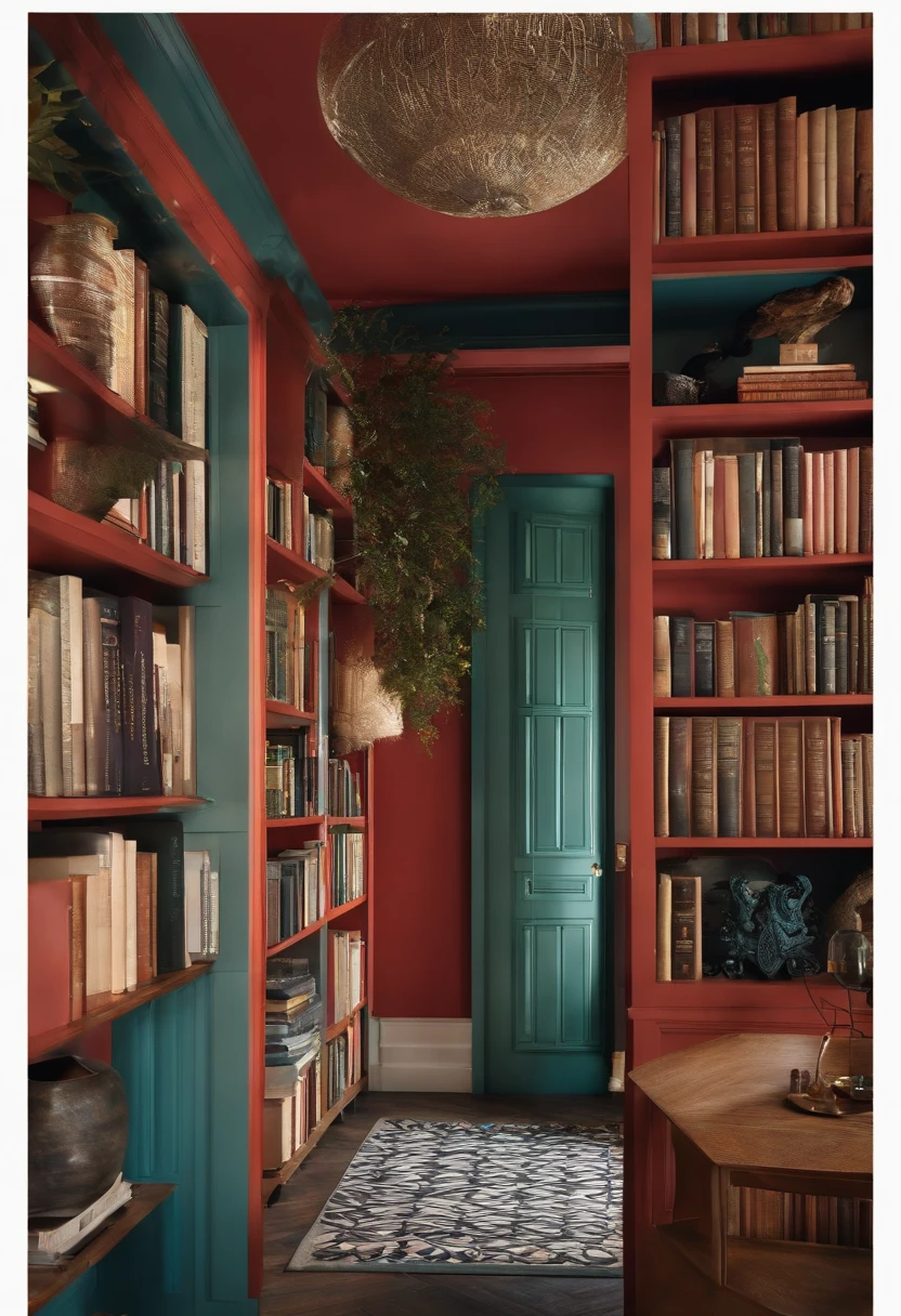 Modern literary decoration style