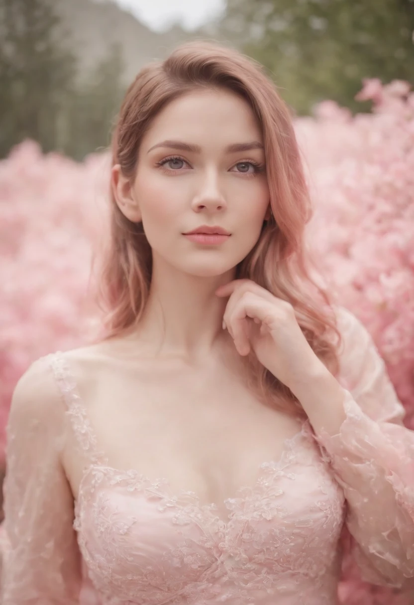 Pink ，a picture，Realiy，full bodyesbian，adolable