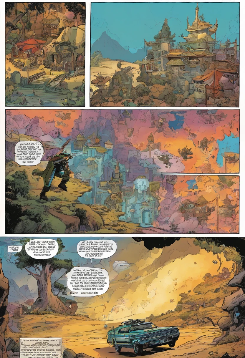 Two pages of comic