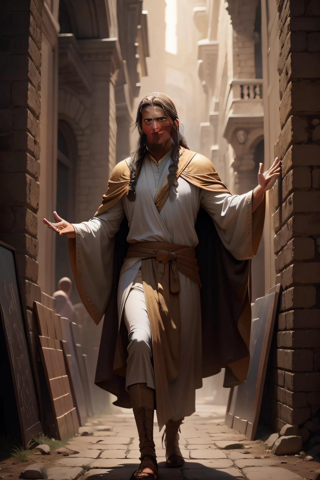 image of Isaiah as a prophet.