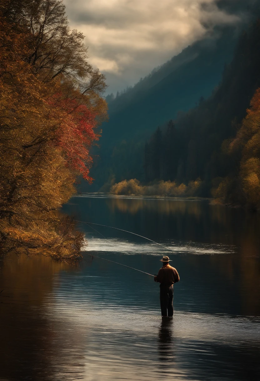 there was a man named John who was passionate about fishing.