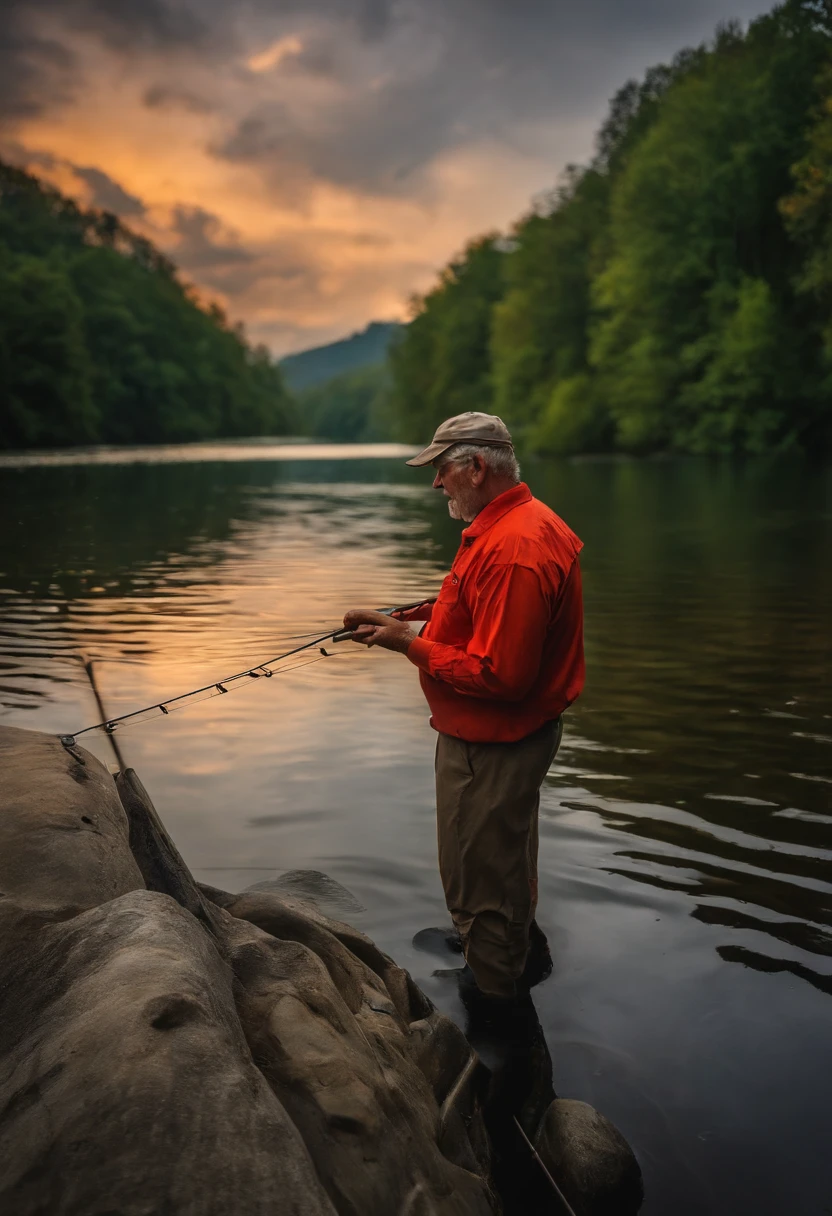 there was a man named John who was passionate about fishing.