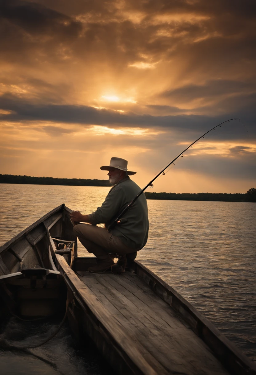 there was a man named John who was passionate about fishing.
