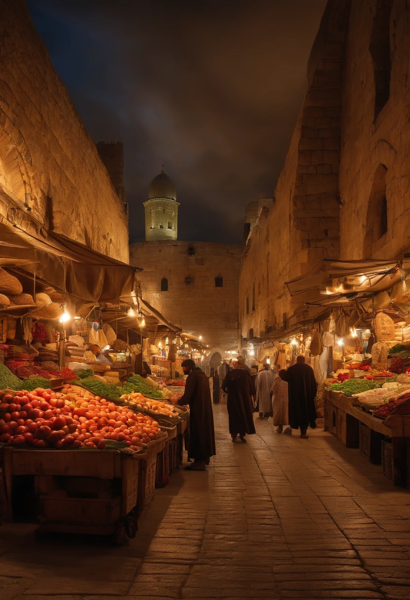 Market in Jerusalem at the time of Jesus