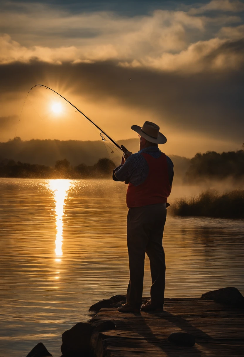 there was a man named John who was passionate about fishing.