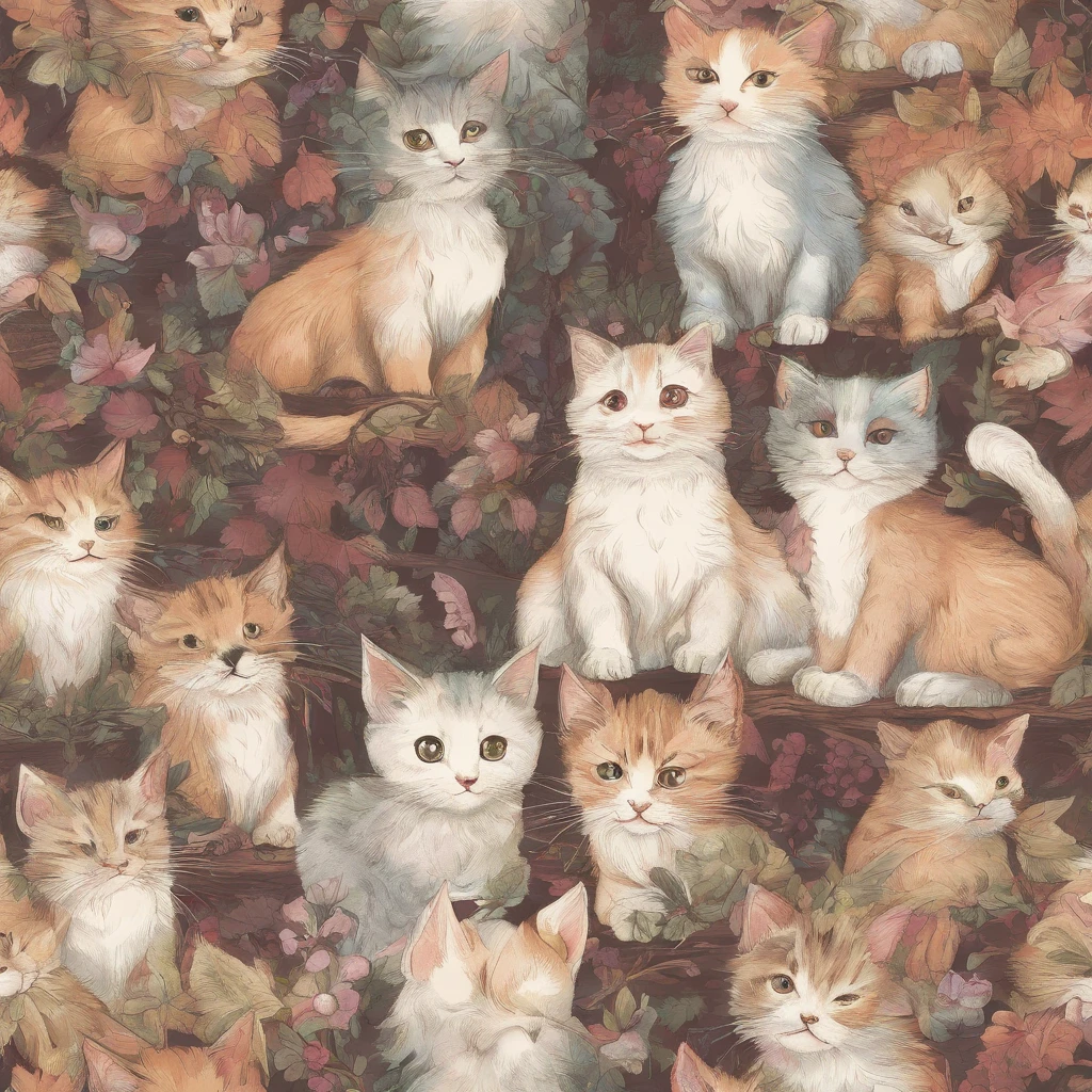 One,cute kittens