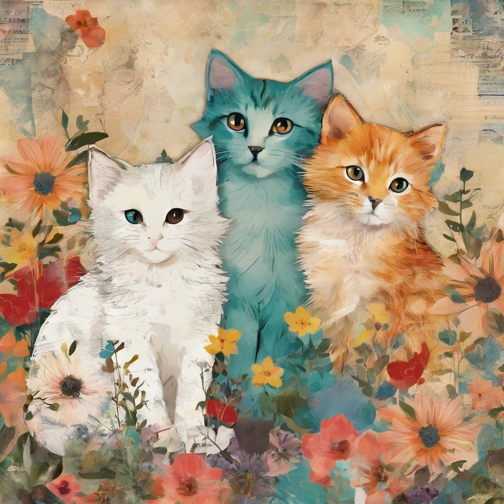 One,cute kittens