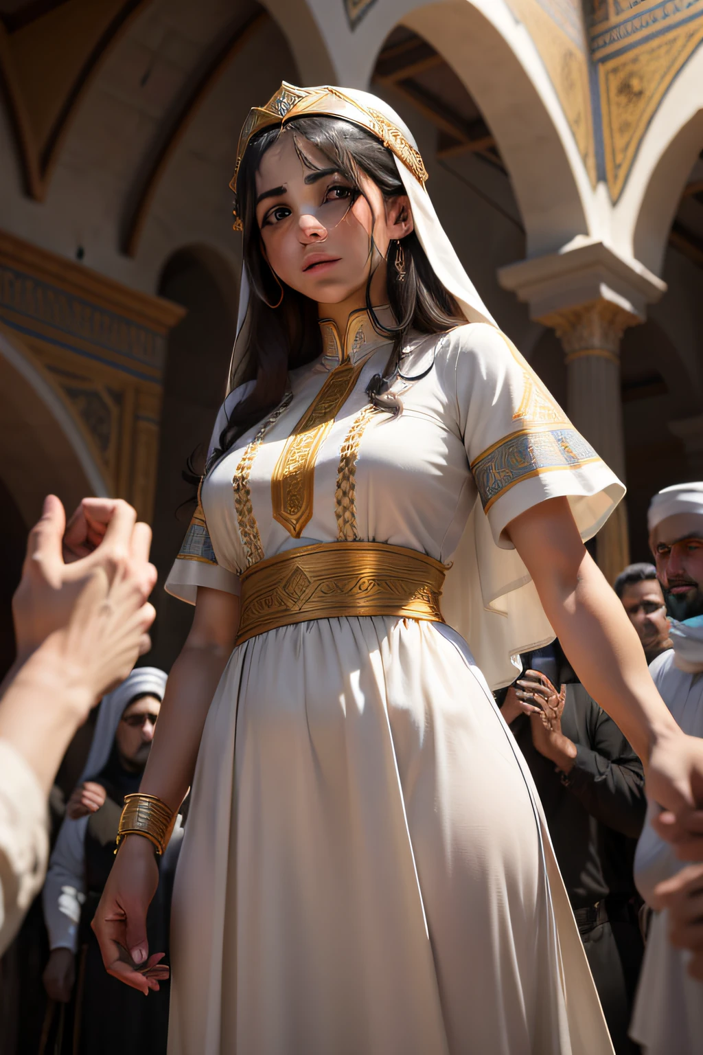 image 1280PX BY 72OPX representing the restoration and deliverance of the ISRRAELENSE PEOPLE from the captivity of the Assyrian Clothes of the time of the prophet Isaiah . DO POVO DE ISRRAEL