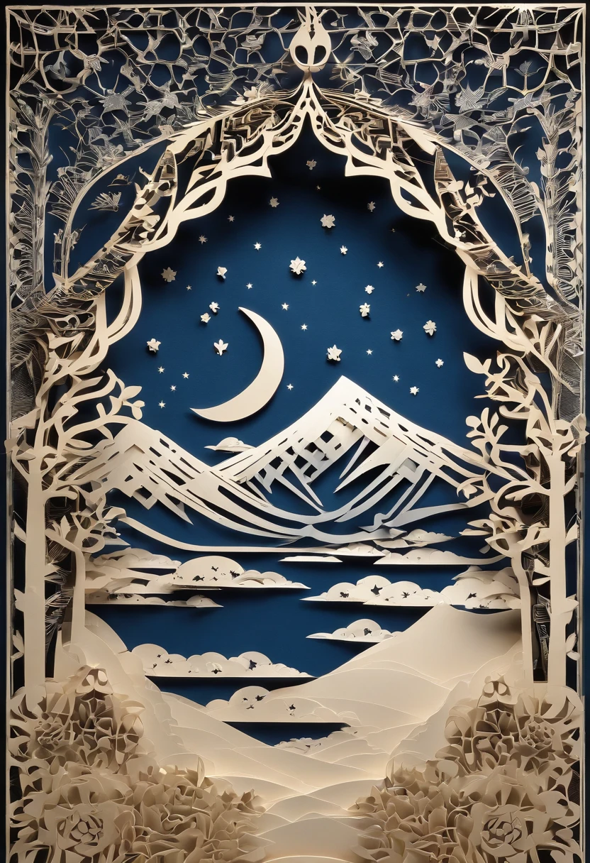 A solemn sky full of stars
