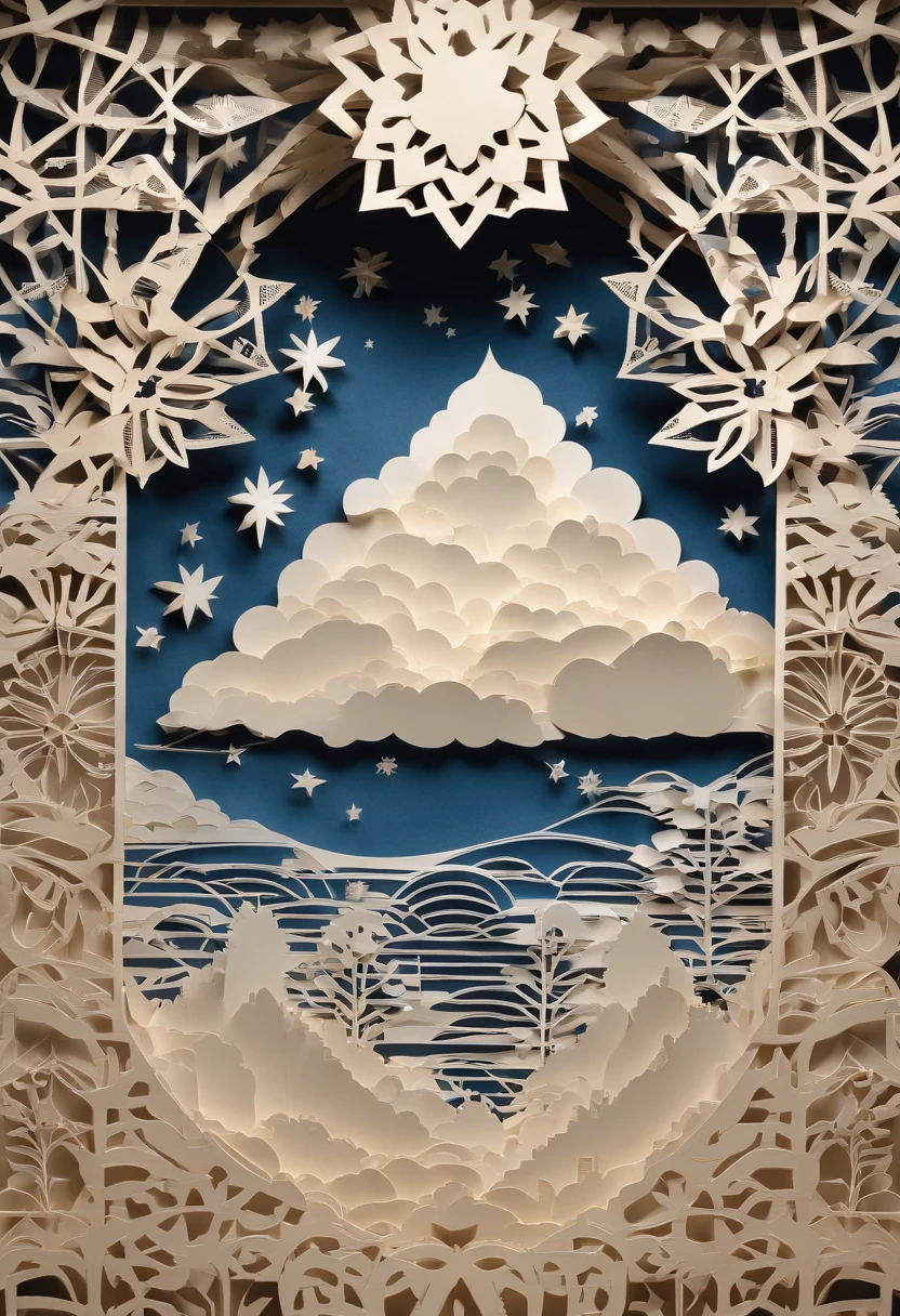 A solemn sky full of stars