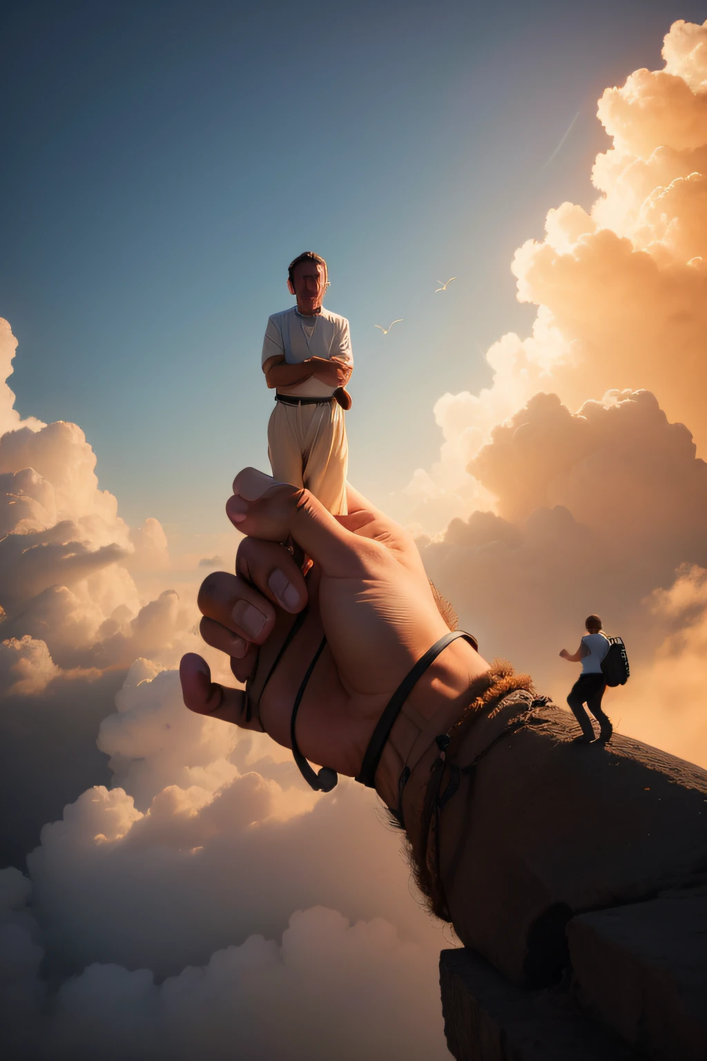 image of people trusting God regardless of circumstances.