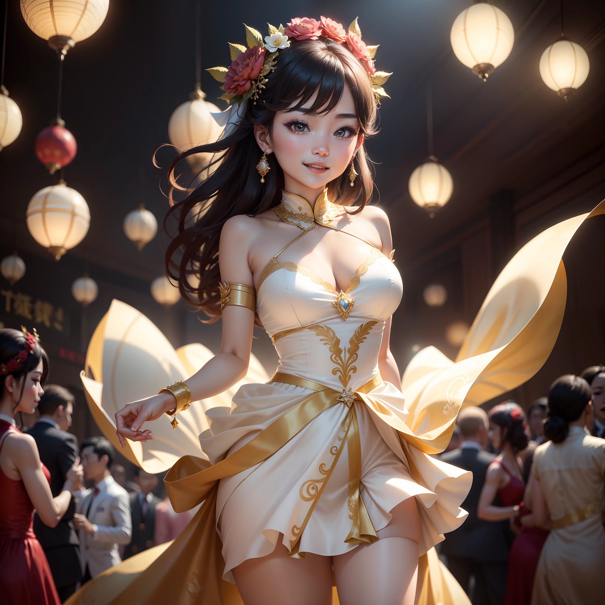 On screen，A girl named Xiaoli wears a gorgeous prom dress，Like a blooming flower，dazzling。She has a beautiful figure，Like a ballet dancer，Dance gracefully，Light movements。Her devilish figure，Slender and powerful，It's like a work of art。She had a confident smile on her face，Eyes sparkle with enthusiasm。  Xiaoli is in the midst of a brightly lit ball，Surrounded by bustling crowds，Everyone is enjoying this big night to the fullest。Brilliant lights reflected on her dress，Make her like a bright star，Illuminated the whole prom。  Her dancing is like a fresh breeze，Light and elegant，Every movement is full of power and rhythm。Her body is like a musical instrument，Play a beautiful melody，Caught everyone's attention。  Xiaoli's side，Gorgeous ornaments and brilliant lights complement each other，It creates a luxurious and romantic atmosphere。The whole scene seems to become a beautiful picture，Let people feel the warmth and excitement of the dance。  On such a perfect night，Xiaoli became the focus of the ball，Her presence made the whole night even better。Her graceful dancing and perfect outfit，It became the most eye-catching scenery in this ball。On screen，A girl named Xiaoli wears a gorgeous prom dress，Like a blooming flower，dazzling。She has a beautiful figure，Like a ballet dancer，Dance gracefully，Light movements。Her devilish figure，Slender and powerful，It's like a work of art。She had a confident smile on her face，Eyes sparkle with enthusiasm。  Xiaoli is in the midst of a brightly lit ball，Surrounded by bustling crowds，Everyone is enjoying this big night to the fullest。Brilliant lights reflected on her dress，Make her like a bright star，Illuminated the whole prom。  Her dancing is like a fresh breeze，Light and elegant，Every movement is full of power and rhythm。Her body is like a musical instrument，Play a beautiful melody，Caught everyone's attention。  Xiaoli's side，Gorgeous ornaments and brilliant lights complement each other，It creates a luxurious and romantic atmosphere。The whole sc