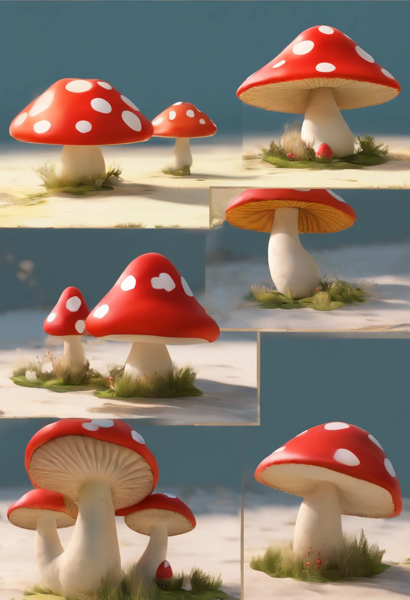Mushroom hat，Kizi，Blind box style，adolable，Yunnan mushrooms，Mushroom anthropomorphic，great outdoors