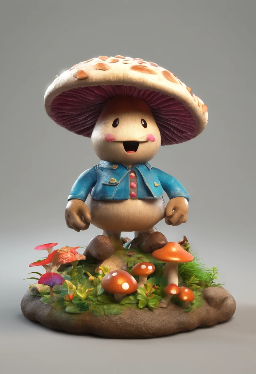 Mushroom hat,Kizi,Blind box style,adolable,Yunnan mushrooms,Mushroom anthropomorphic,great outdoors