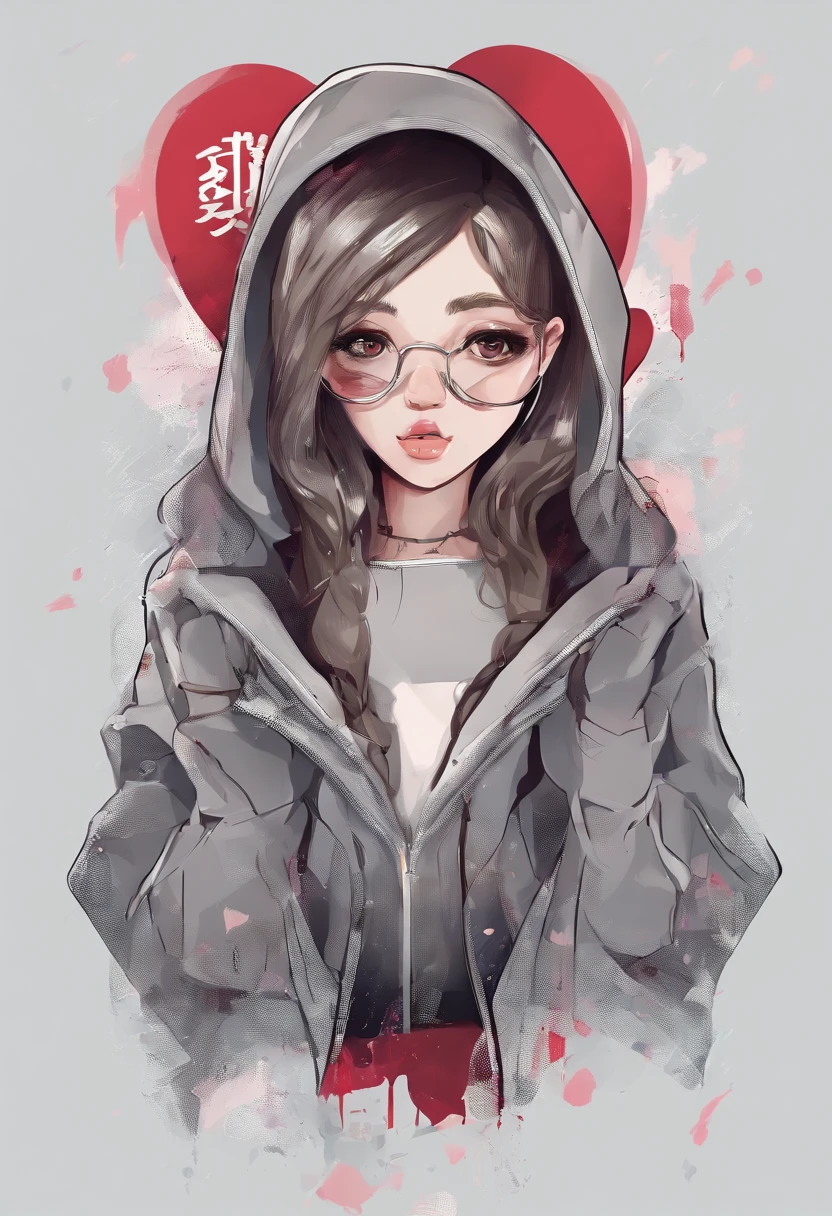Masterpiece,1girll,Solo ,Heart-shaped pupils,Open mouth,Hoodie,, stationary restraints,