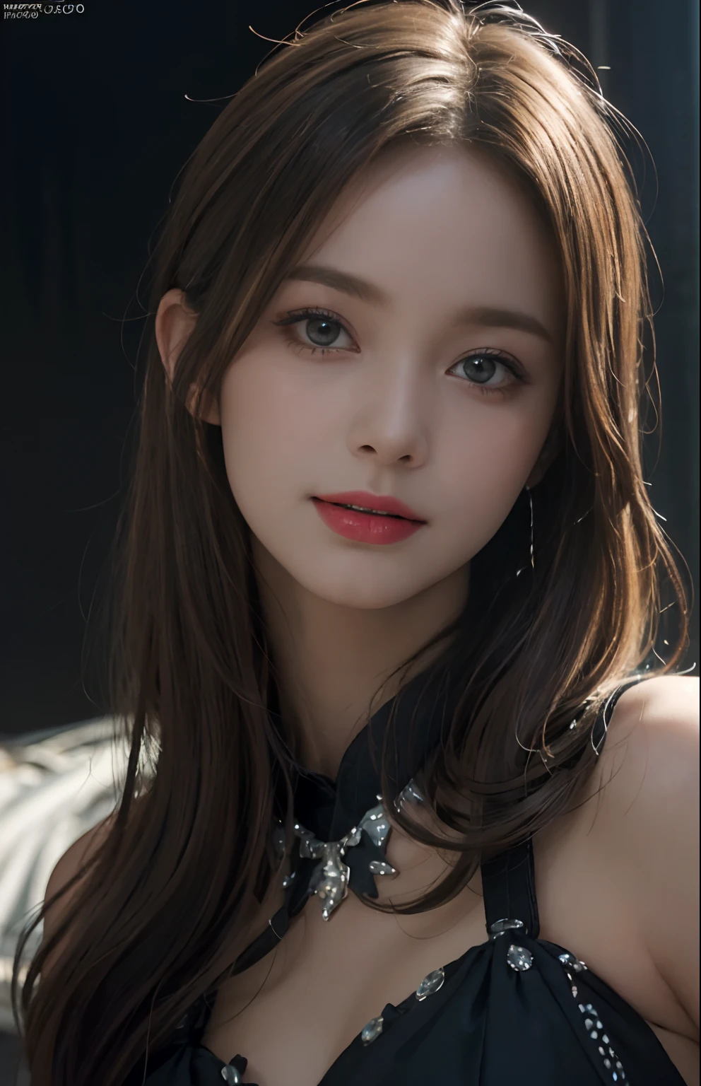 (Ultra Realistic), (Illustration), (High Resolution), (8K), (Very Detailed), (Best Illustration), (Beautiful and Detailed Eyes), (Best Quality), (Ultra Detailed), (Masterpiece), (Wallpaper), (Detailed Face), Solo, One Girl, Viewer, Fine Detail, Detailed Face, In the Dark, Deep Shadows, Low Key, pureerosfaceace_v1, Smile, Long Hair, 46-point oblique bangs, full body, showing legs, blonde god