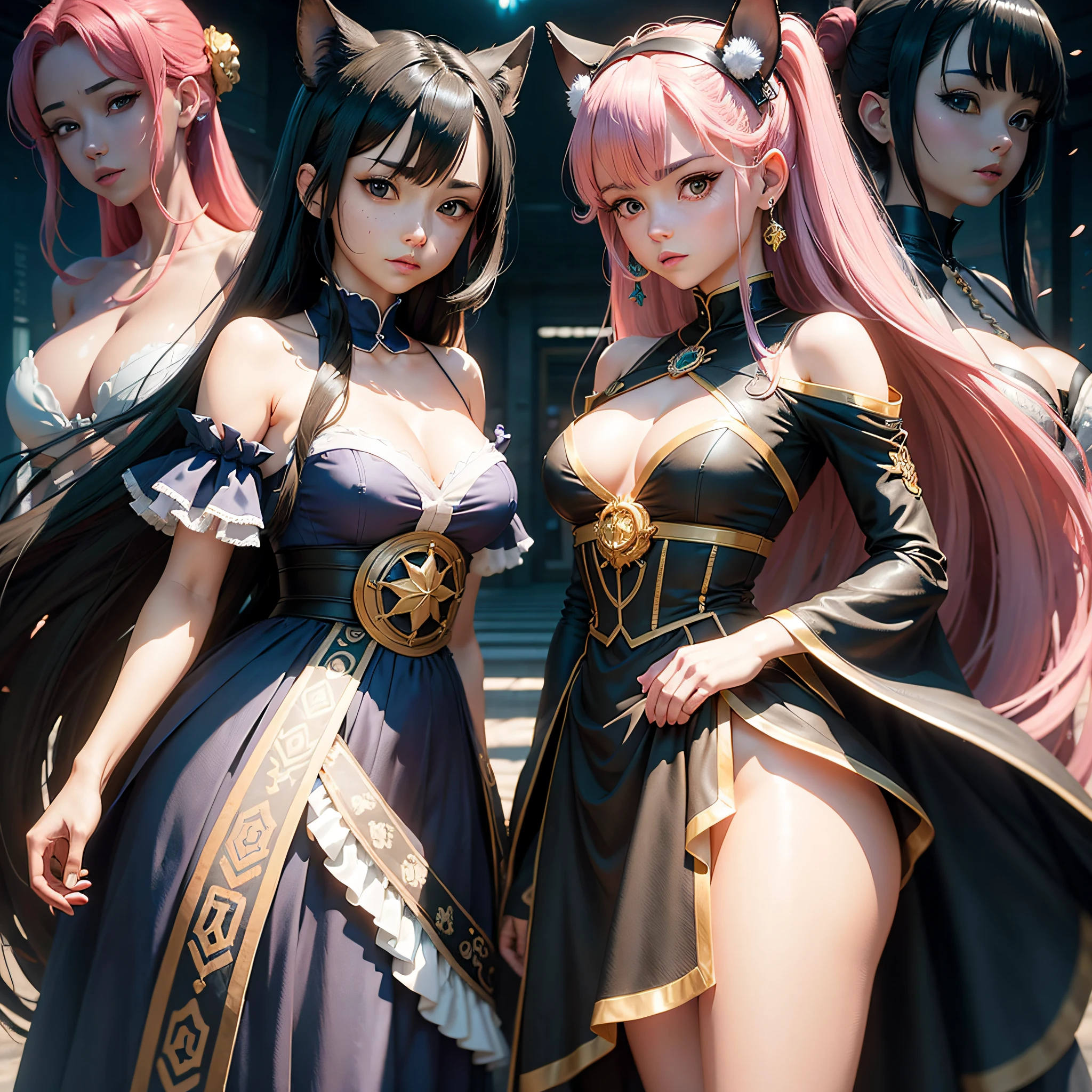 Imagine uma imagem de um NFT que mescla com clareza e detalhes dois famosos animes japoneses, Creating truly epic digital art. Each element of this image is carefully designed to capture the distinct characteristics of these two anime, providing a visually rich and engaging experience.
no centro da imagem, temos os personagens principais do primeiro anime, retratados com fidelidade. their facial expressions, Unique costumes and physical features are accurately recreated, Conveying your personality and essence. Cada detalhe, From hair style to characteristic accessories, is meticulously designed to ensure authenticity and immediate recognition from fans of this anime.
Ao lado desses personagens, encontramos os protagonistas do segundo anime famoso. Its distinctive appearance and iconic features are expertly portrayed, from their facial expressions to their characteristic costumes. Os detalhes de seus olhos expressivos, Stylized hair and characteristic poses are carefully crafted to convey its essence and capture the essence of this beloved anime.
Image configuration is equally important, pois ele contribui para a atmosfera e a narrativa visual da mescla dos animes. Iconic elements from both universes intertwine harmoniously, creating a unique landscape that evokes the essence of each anime. Emblematic scenarios, Symbols and objects that are recognizable to fans of both anime are incorporated in a way that creates a unified and engaging atmosphere.
Every detail of this NFT image is created with the goal of creating a visually impactful and captivating experience. The fusion of the two anime is carefully designed to offer an authentic homage to both, celebrando sua diversidade e criatividade. It's a digital work of art that's sure to delight fans of both anime, providing them with a unique and memorable experience. --auto