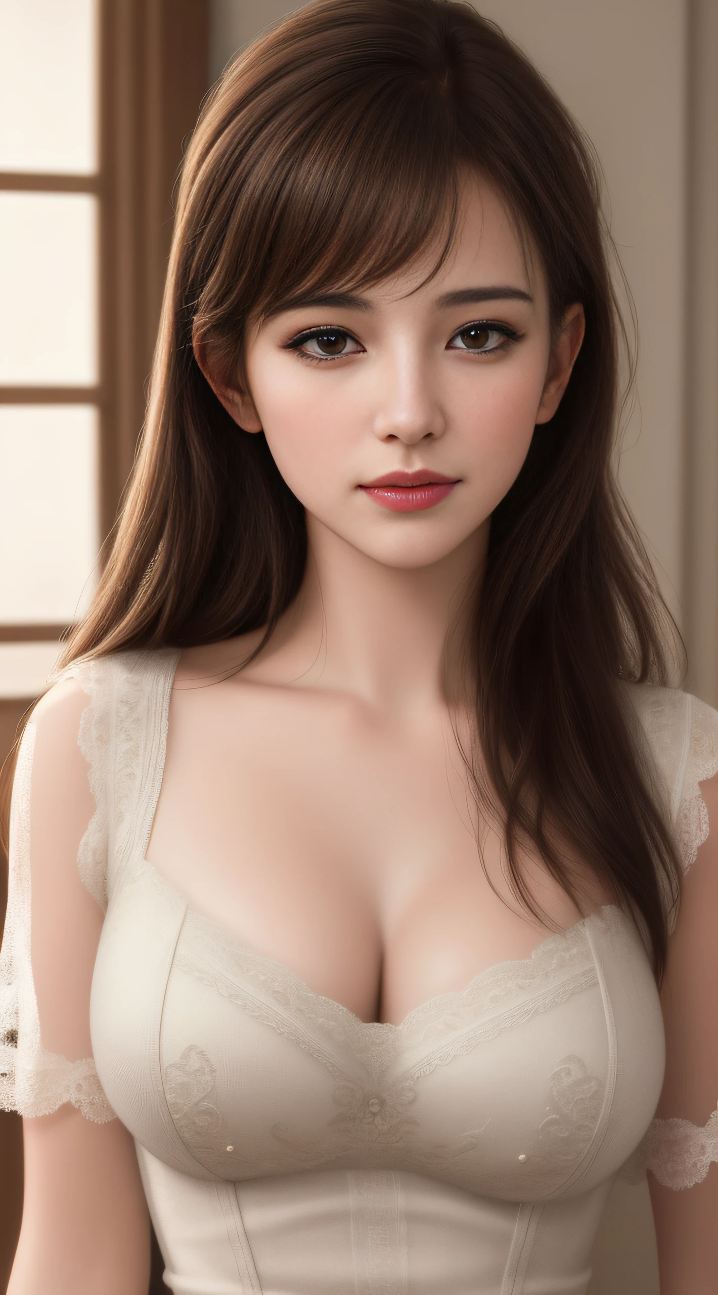 ((Best quality, 8k, Masterpiece :1.3)), Beautiful face, (photo realistic:1.4), soft lighting, (high detailed skin:1.3), 8k uhd, dslr, high quality, high resolution, 4k, 8k, absurdres, best ratio four finger and one thumb, (realistic:1.4), ((realistic medium breasts :1.3)), Highly detailed face and skin texture, Detailed eyes, Double eyelid, full body view, 1girl,