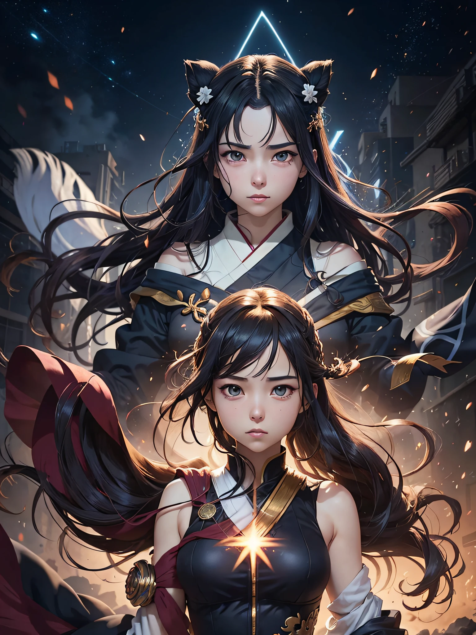 Imagine uma imagem de um NFT que mescla com clareza e detalhes dois famosos animes japoneses, Creating truly epic digital art. Each element of this image is carefully designed to capture the distinct characteristics of these two anime, providing a visually rich and engaging experience.
no centro da imagem, temos os personagens principais do primeiro anime, retratados com fidelidade. their facial expressions, Unique costumes and physical features are accurately recreated, Conveying your personality and essence. Cada detalhe, From hair style to characteristic accessories, is meticulously designed to ensure authenticity and immediate recognition from fans of this anime.
Ao lado desses personagens, encontramos os protagonistas do segundo anime famoso. Its distinctive appearance and iconic features are expertly portrayed, from their facial expressions to their characteristic costumes. Os detalhes de seus olhos expressivos, Stylized hair and characteristic poses are carefully crafted to convey its essence and capture the essence of this beloved anime.
Image configuration is equally important, pois ele contribui para a atmosfera e a narrativa visual da mescla dos animes. Iconic elements from both universes intertwine harmoniously, creating a unique landscape that evokes the essence of each anime. Emblematic scenarios, Symbols and objects that are recognizable to fans of both anime are incorporated in a way that creates a unified and engaging atmosphere.
Every detail of this NFT image is created with the goal of creating a visually impactful and captivating experience. The fusion of the two anime is carefully designed to offer an authentic homage to both, celebrando sua diversidade e criatividade. It's a digital work of art that's sure to delight fans of both anime, providing them with a unique and memorable experience.