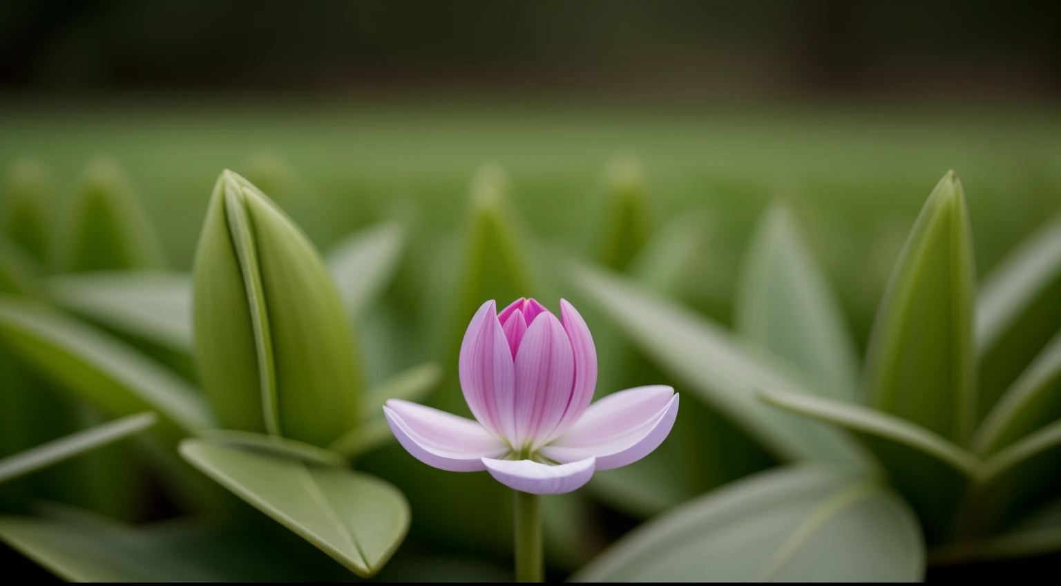 A photograph of a flower bud about to bloom, representing the moment of waiting before the manifestation of God's blessings in our lives.