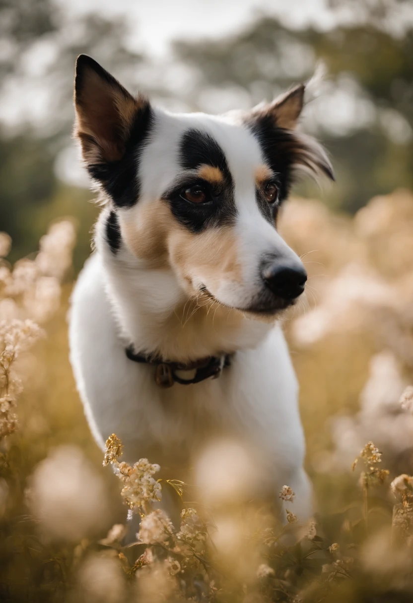 Uma menina de 6 anos de idade，Chinese and American mixed breeds，A mais alta qualidade de imagem，fundo plano，fundo branco，