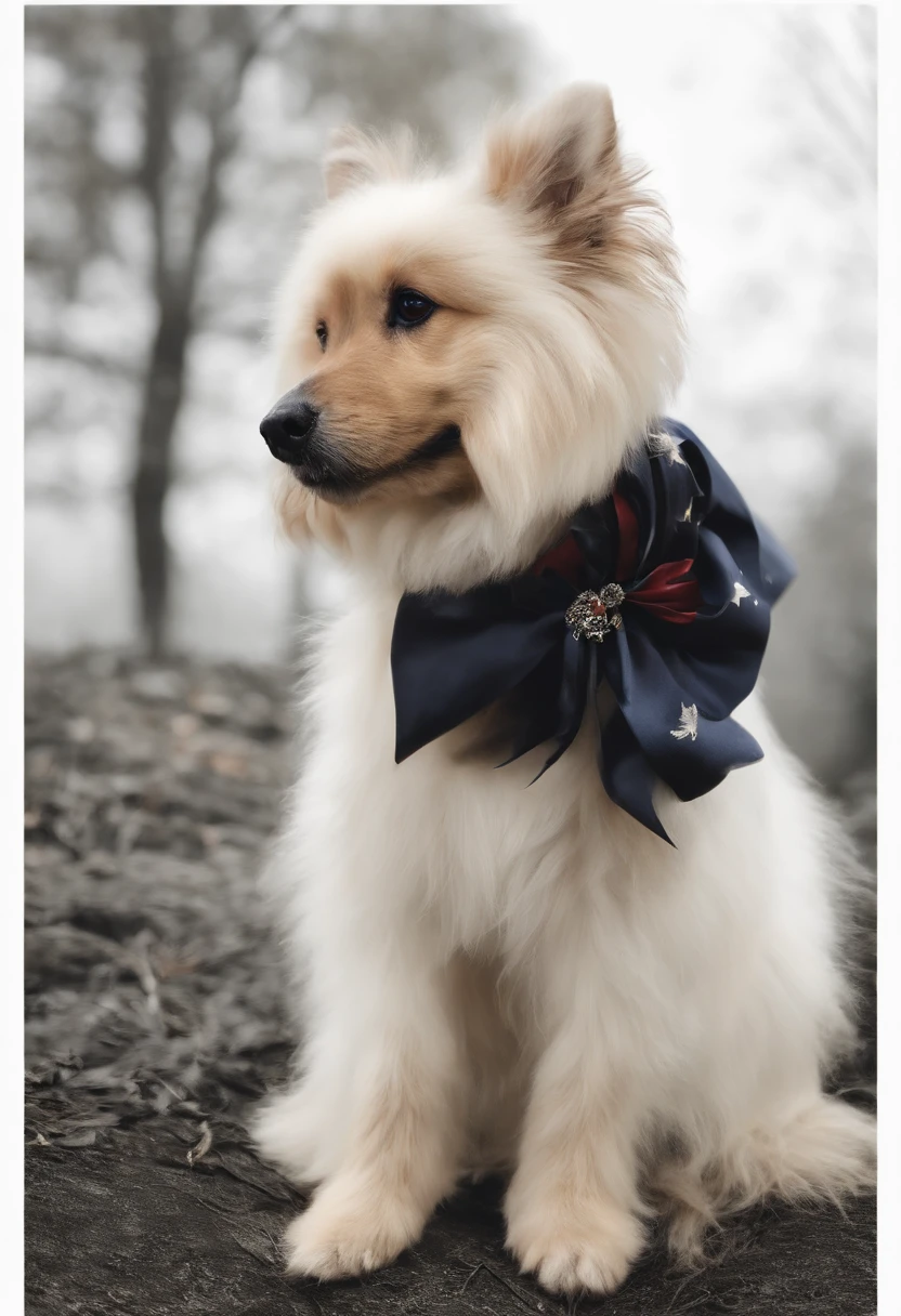 Uma menina de 6 anos de idade，Chinese and American mixed breeds，A mais alta qualidade de imagem，fundo plano，fundo branco，