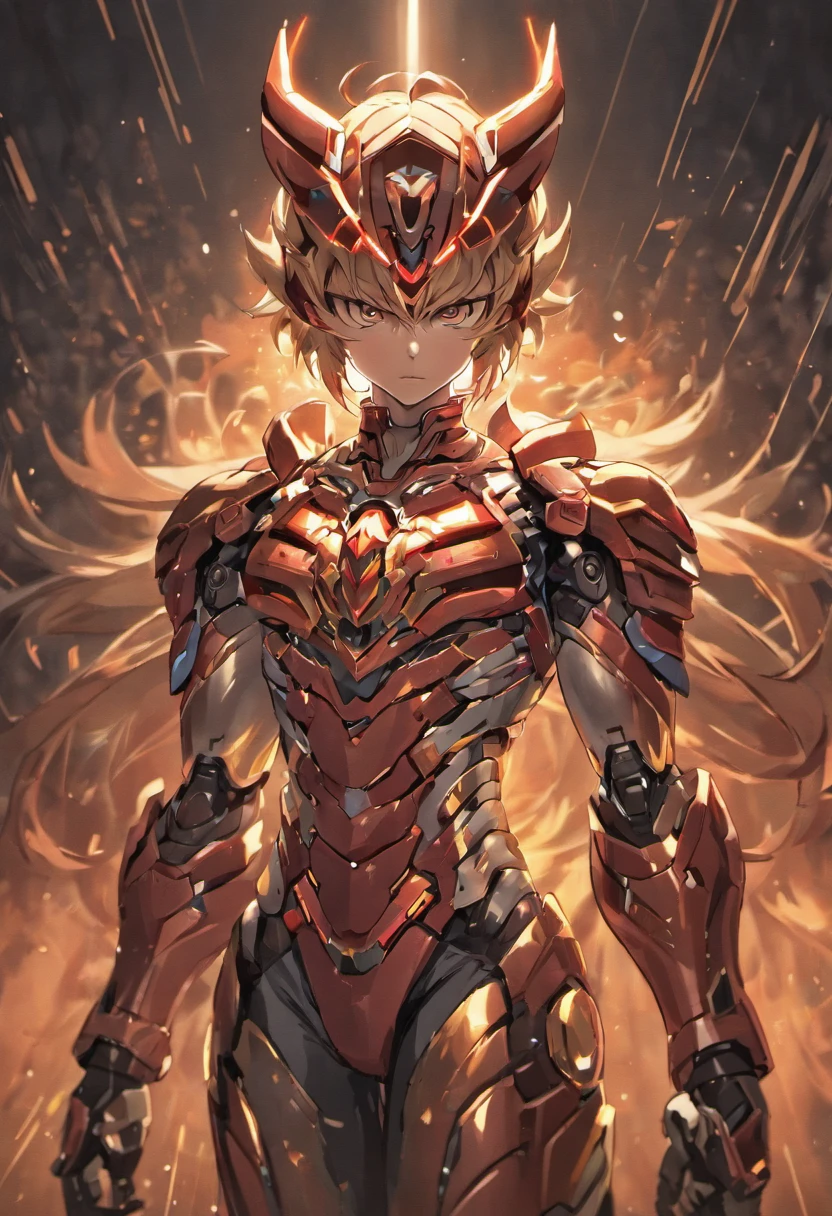 super wide shot, Full body frontal photo, (Masterpiece) ， The best quality， High quality， （futurism：1.1）， （Dragon-type mech with a sword,  Divine,  Silver and gold，Close-up of real faces），（A tiger-shaped monster in full armor，Devilish，Black and red，Close-up of real faces，Muscles throughout the body）电影灯光， （Exquisite future）， Beautiful and beautiful， Ultra detailed， great composition， Floating， Depth of field， （Very detailed CG，Unity 8k壁纸）， （Beautiful detail background）， dramatic lights， GOGETTA， Mecha，best qualtiy，超高分辨率，Photorealistic