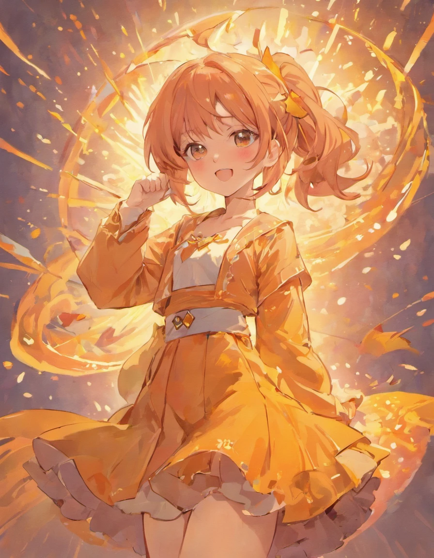Costume planning theme: Hot summer,Style: Cool, Old,colours: Peach, Amber brown, Orange-yellow details:Linen shirt material: Linen front full body