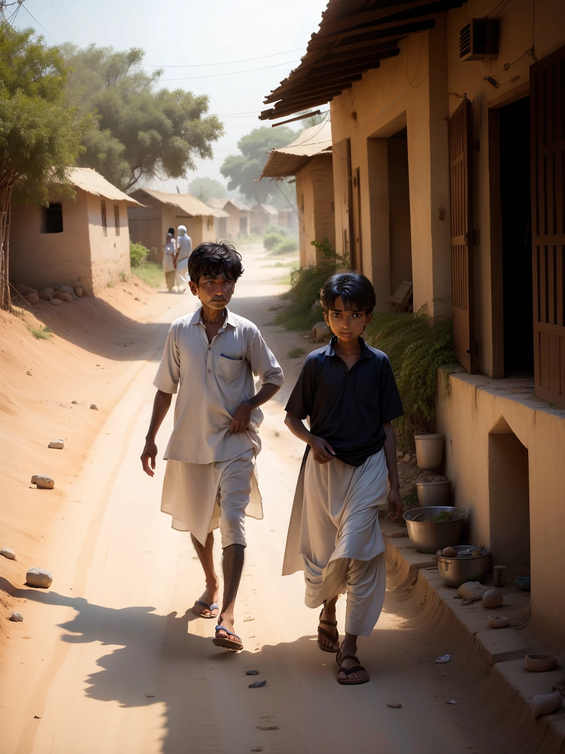 Sindh village life with population