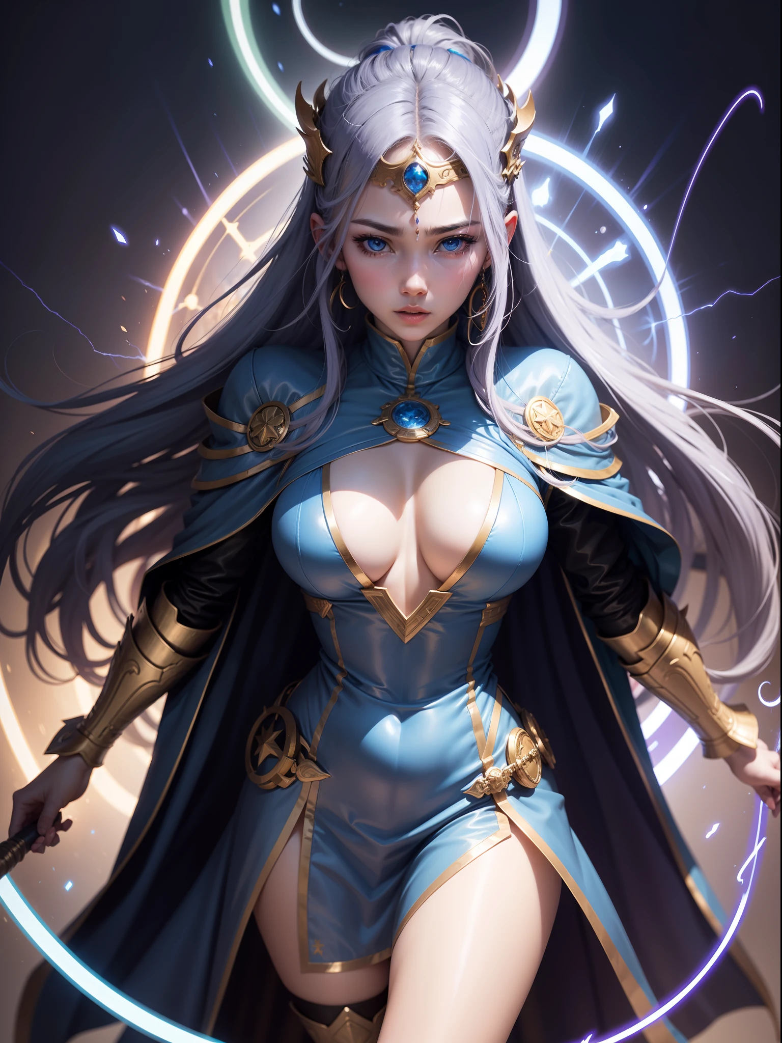 Sex Wizard、Cool、 、The areol、teats、Defeat on the battlefield、Flashy magic circles