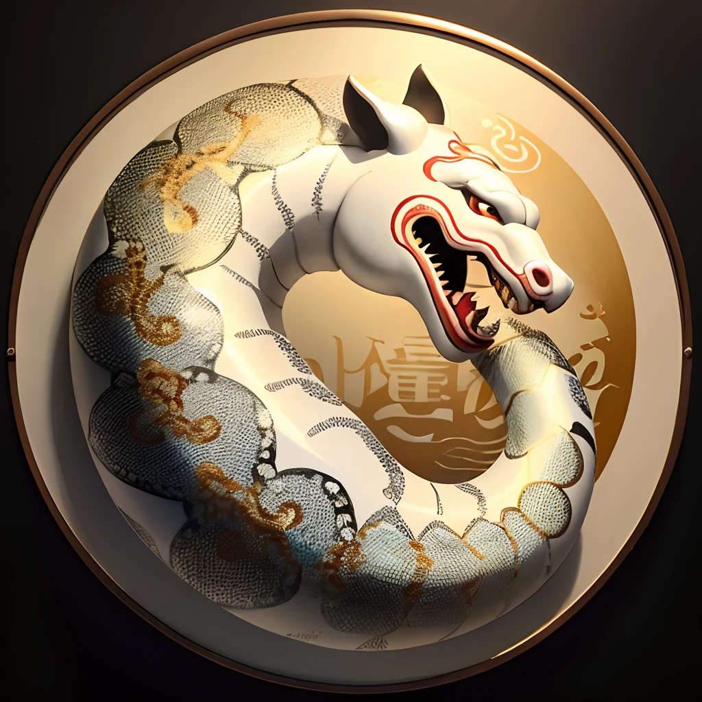 The Legend of the White Snake Cantonese Opera hand-painted with a modern combination