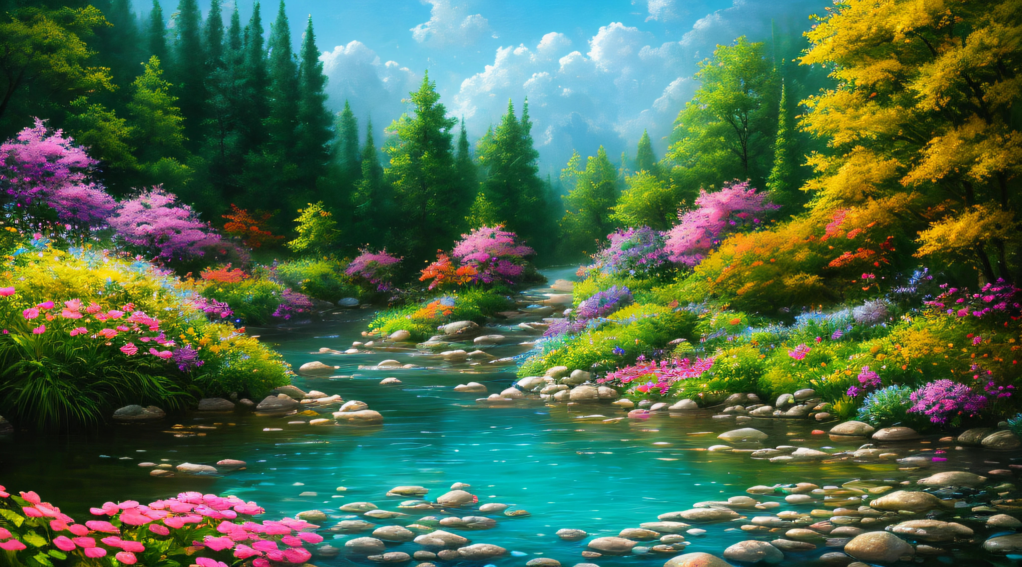 masterpiece, best quality, high quality,extremely detailed CG unity 8k wallpaper, An enchanting and dreamy scene of a fantasy garden, (((swam family in the water 1.4))), ducklings in the water, glowing flowers, and hidden fairy glens, creating a sense of mystique and enchantment, art station, digital illustration, intricate, trending, pastel colors, oil paiting, award winning photography, Bokeh, Depth of Field, HDR, bloom, Chromatic Aberration ,Photorealistic,extremely detailed, trending on artstation, trending on CGsociety, Intricate, High Detail, dramatic, art by midjourney