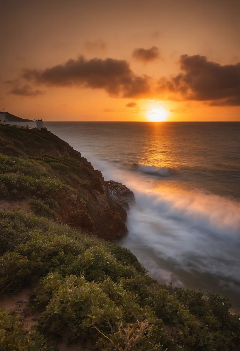 (master part, Qualidade Superior: 1.1), scenic view, assimetria, mar azul, low tide, Onda do mar, Rota do Mar, estrada costeira, Praia de areia, concha, pier, iate, boat, Ship's wake, shipwreck, vapor, contrail, carro, turista, farol, gaivota , horizonte, vento, 夏天, kalap, morning, ensolarado, Cloud, calmo, Ar fresco, profundidade de campo