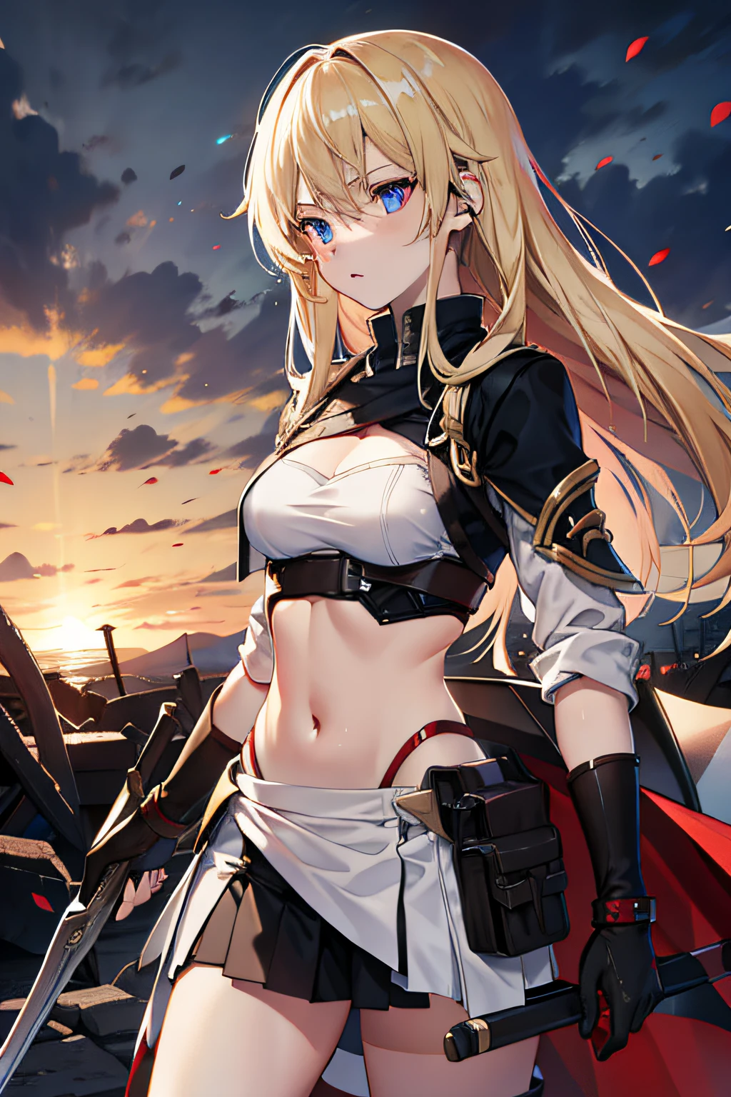 Beauty in battle，Broken clothes，Raised sexy