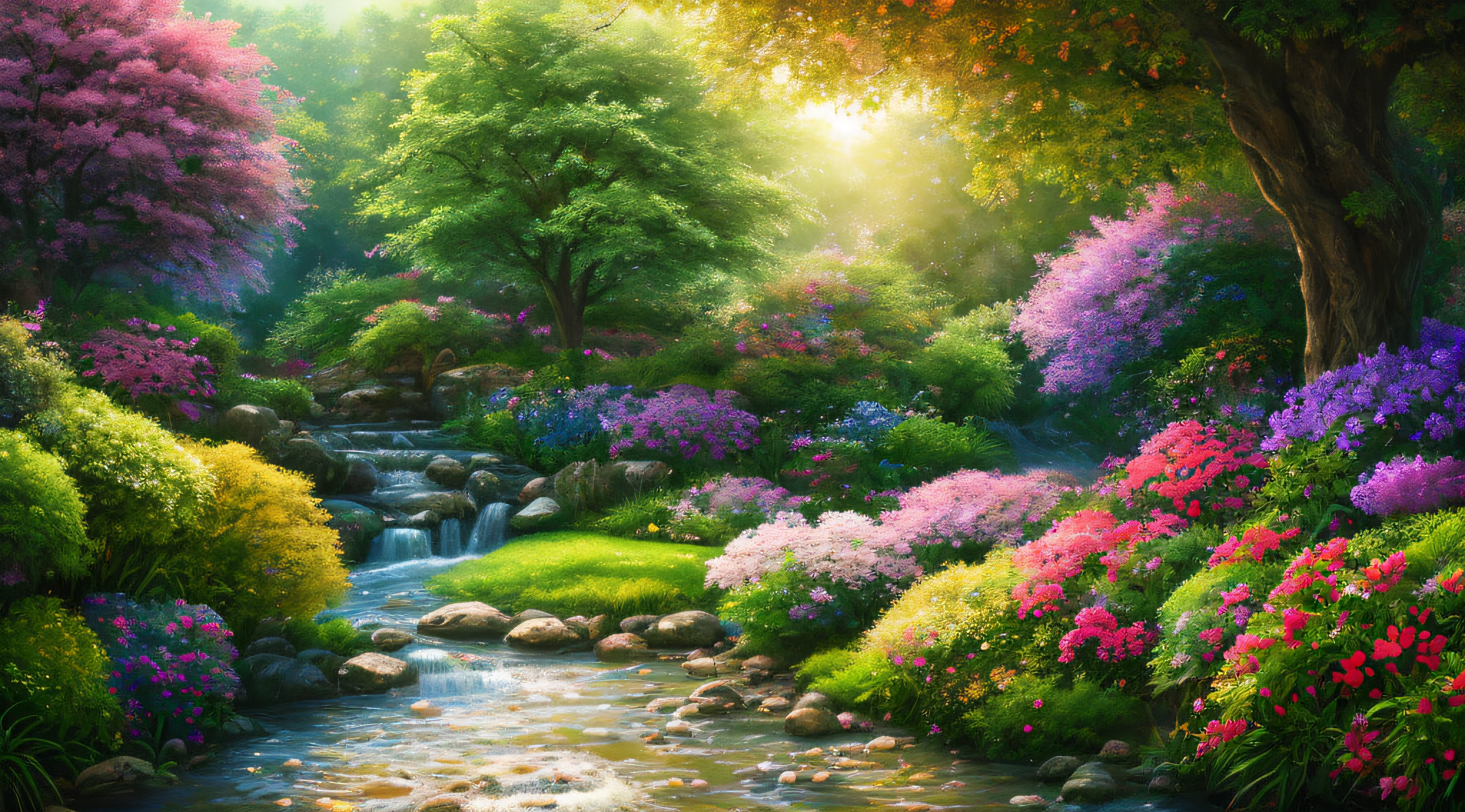 masterpiece, best quality, high quality,extremely detailed CG unity 8k wallpaper, An enchanting and dreamy scene of a fantasy garden, swam family in the pound, ,with towering trees, glowing flowers, and hidden fairy glens, creating a sense of mystique and enchantment, artstation, digital illustration, intricate, trending, pastel colors, oil paiting, award winning photography, Bokeh, Depth of Field, HDR, bloom, Chromatic Aberration ,Photorealistic,extremely detailed, trending on artstation, trending on CGsociety, Intricate, High Detail, dramatic, art by midjourney