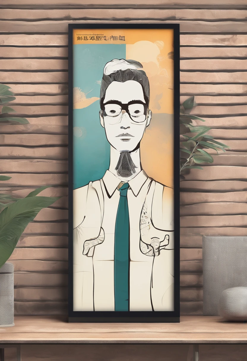 Please help me generate an avatar,There are two words in the avatar of the story