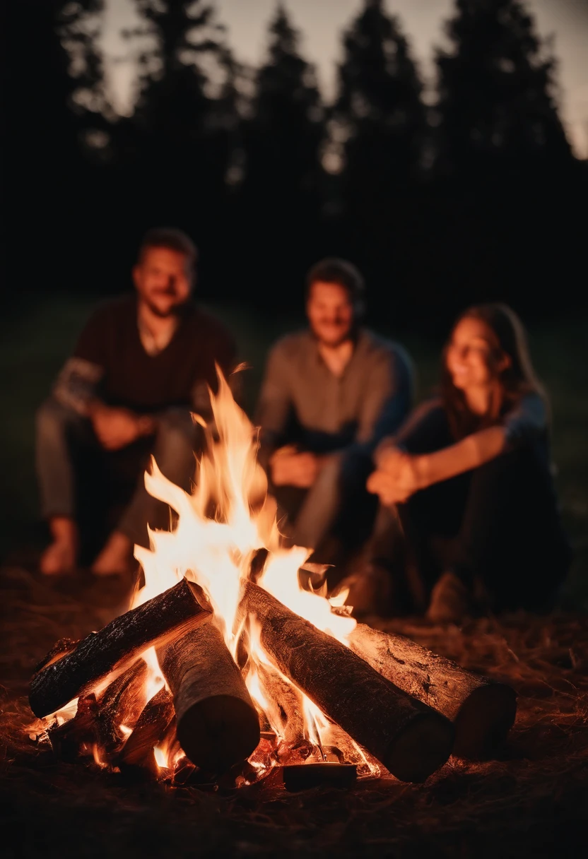Bonfire, Togetherness, Joy Time of Day: Evening Camera: Smartphone Lens: Standard