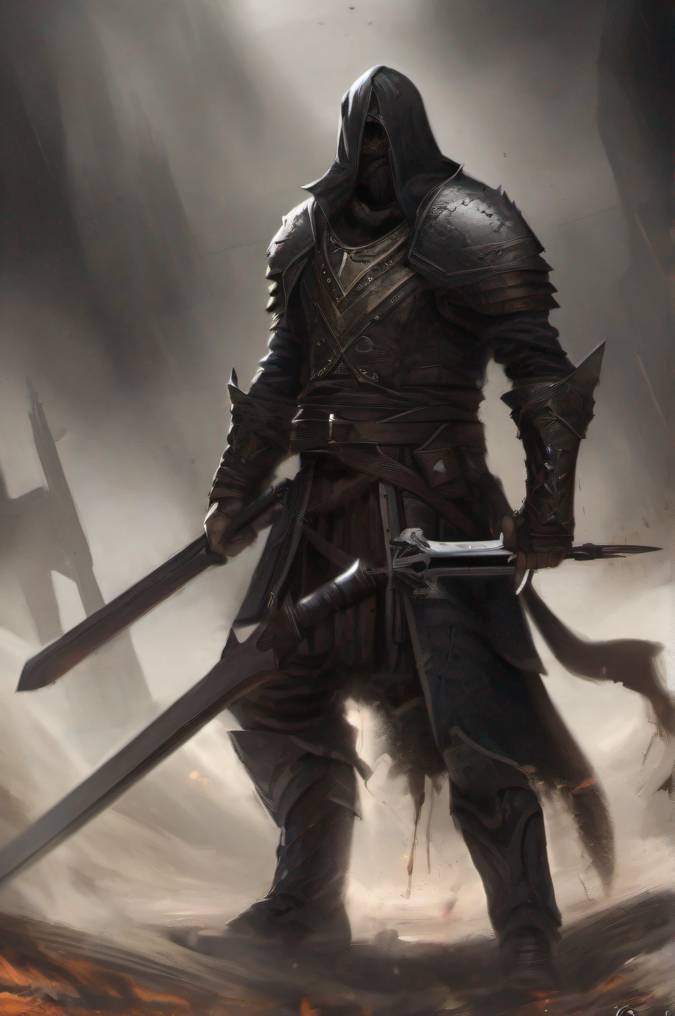 Legendary warrior, rage noir, incontrolable