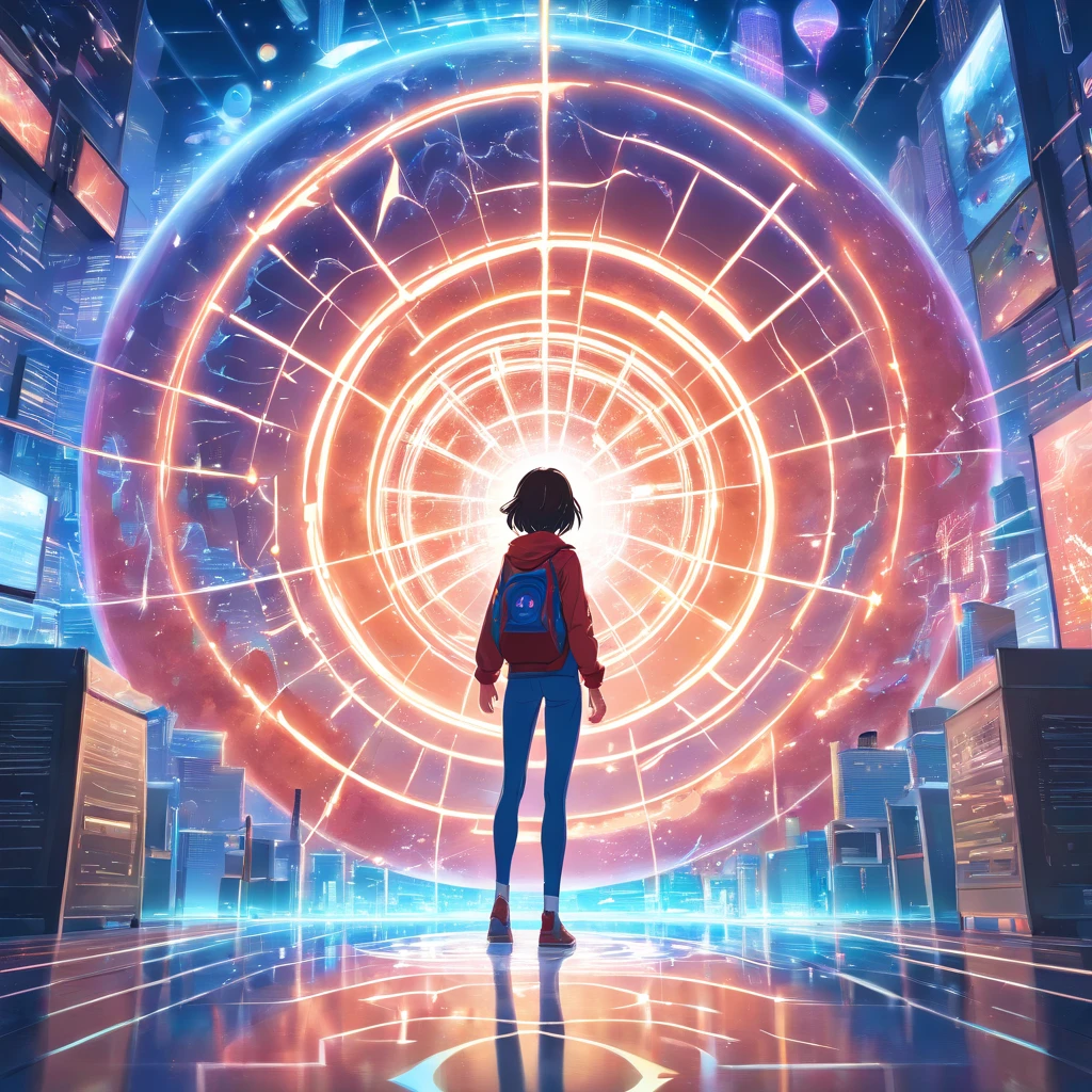 Reality multiverse portal with Spiderman