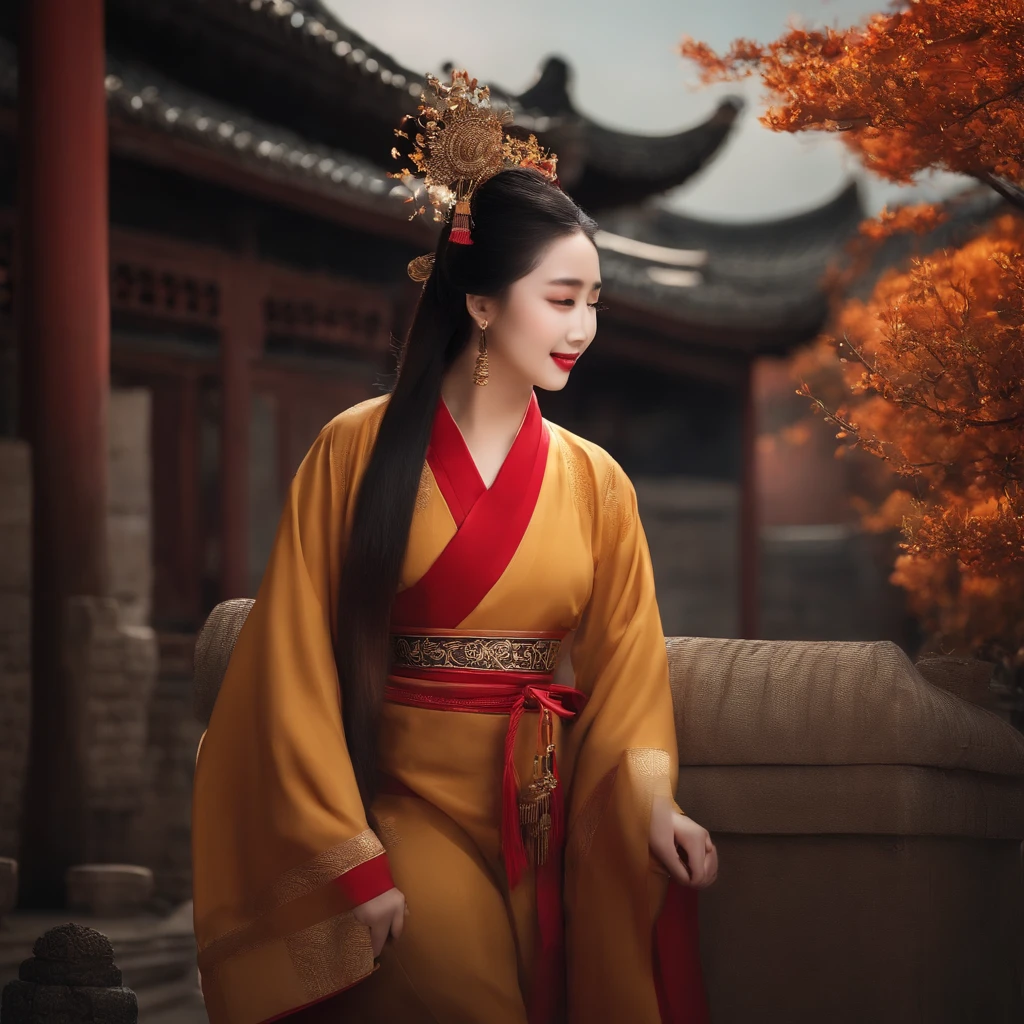In ancient China,There is a very witty and talkative person named Lu。One day,His friend said to him:"If you can say a word to amuse a woman who never laughs,Then say a word to make her scold the street,I'll treat you to dinner。Lu agreed to the challenge,So they went together to find the woman。
