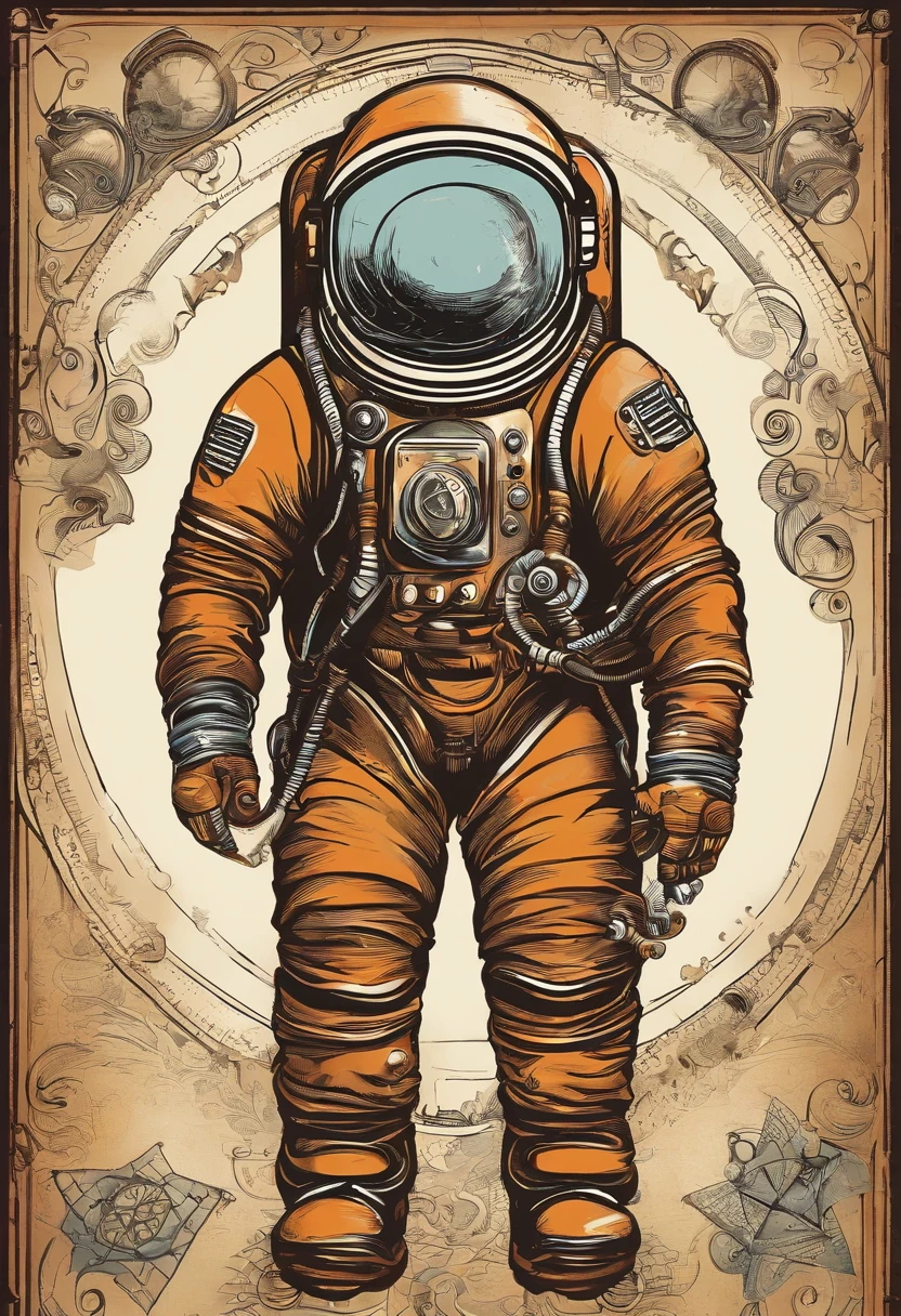 Create a joyful and vibrant digital art illustration of a cheerful astronaut in a whimsical, outer space setting. Use a bright and happy color palette to bring the astronaut to life, and design a background that includes playful elements like colorful planets, smiling stars, and floating ice cream cones. Make sure the astronaut is portrayed in a lighthearted and animated manner, evoking a sense of wonder and happiness. This artwork will be perfect for a sticker that spreads joy and positivity