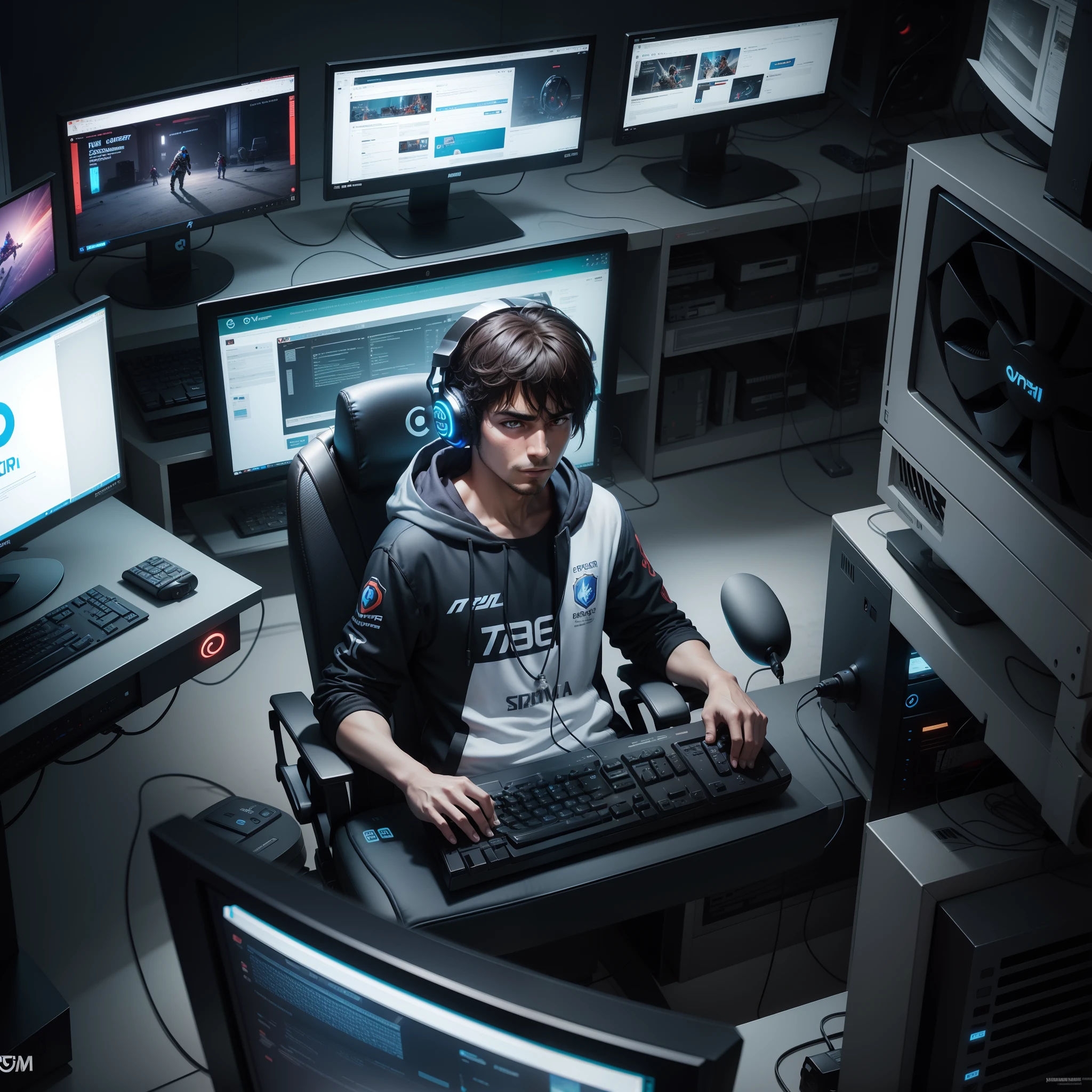 imagem de um computador gamer