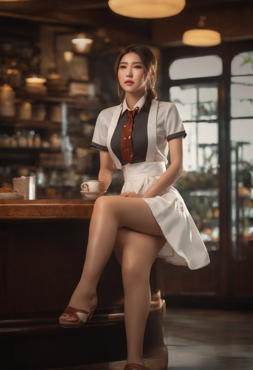 (From below:1.2),(cry:1.1),Looking away,RAW portrait of (japanaese girl),(KKW-PH1,Photorealistic:1.3),超A high resolution,(Bright lighting:1.2),Ray tracing,
BREAK
(Cafe clerk uniform:1.3),Heart print panties,(pantyshot:1.3), (holding skirt,Skirt (lift:1.6)),Beautiful Girl,cafeteria,Hunting Cap,Apron,morning,
BREAK
(Natural Skin Texture,Detailed skin, Hyper-Realism,ultra sharpness),(Intricate details),depth of fields,