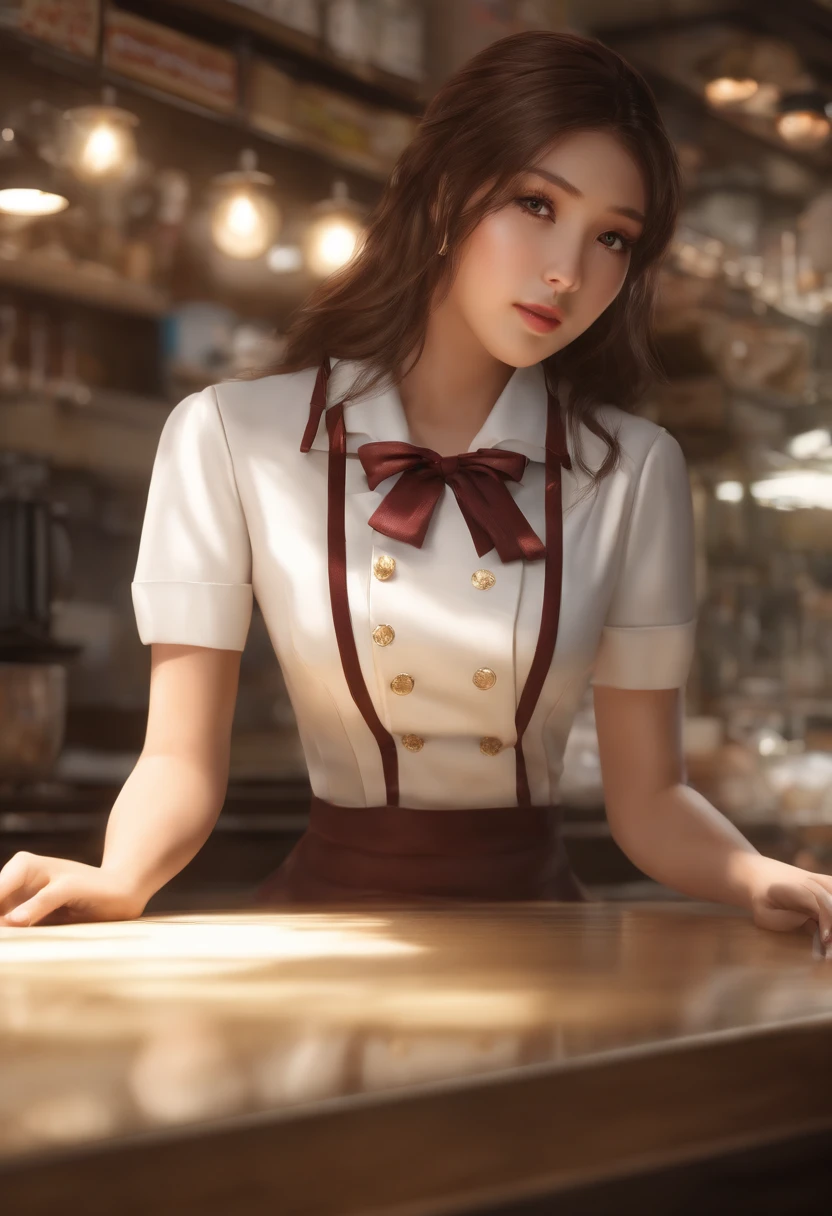 (From below:1.2),(cry:1.1),Looking away,RAW portrait of (japanaese girl),(KKW-PH1,Photorealistic:1.3),超A high resolution,(Bright lighting:1.2),Ray tracing,
BREAK
(Cafe clerk uniform:1.3),Heart print panties,(pantyshot:1.3), (holding skirt,Skirt (lift:1.6)),Beautiful Girl,cafeteria,Hunting Cap,Apron,morning,
BREAK
(Natural Skin Texture,Detailed skin, Hyper-Realism,ultra sharpness),(Intricate details),depth of fields,