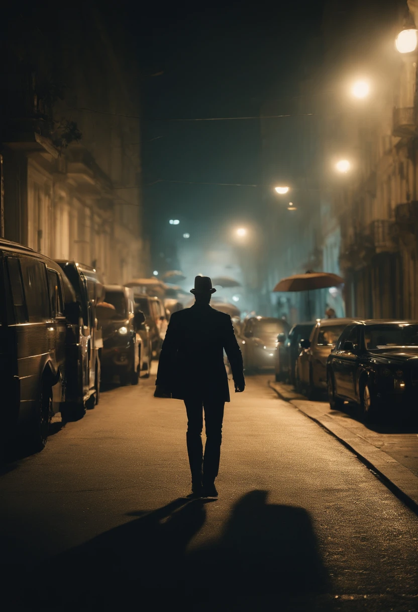 Film about suspense in the shadows, in a busy city, cinematography, photography taken with arri, photography taken with canon, photography taken with fuji, photography taken with kodak, incredibly detailed, sharpness, details, professional lighting, film lighting, 35mm, anamorphic, lightroom, cinema tography, artstation estranho, assustador, Pesadelo, cores muito brilhantes, light particles, com luz brilhante, Mshiff, Arte do papel de parede, Papel de parede UHD