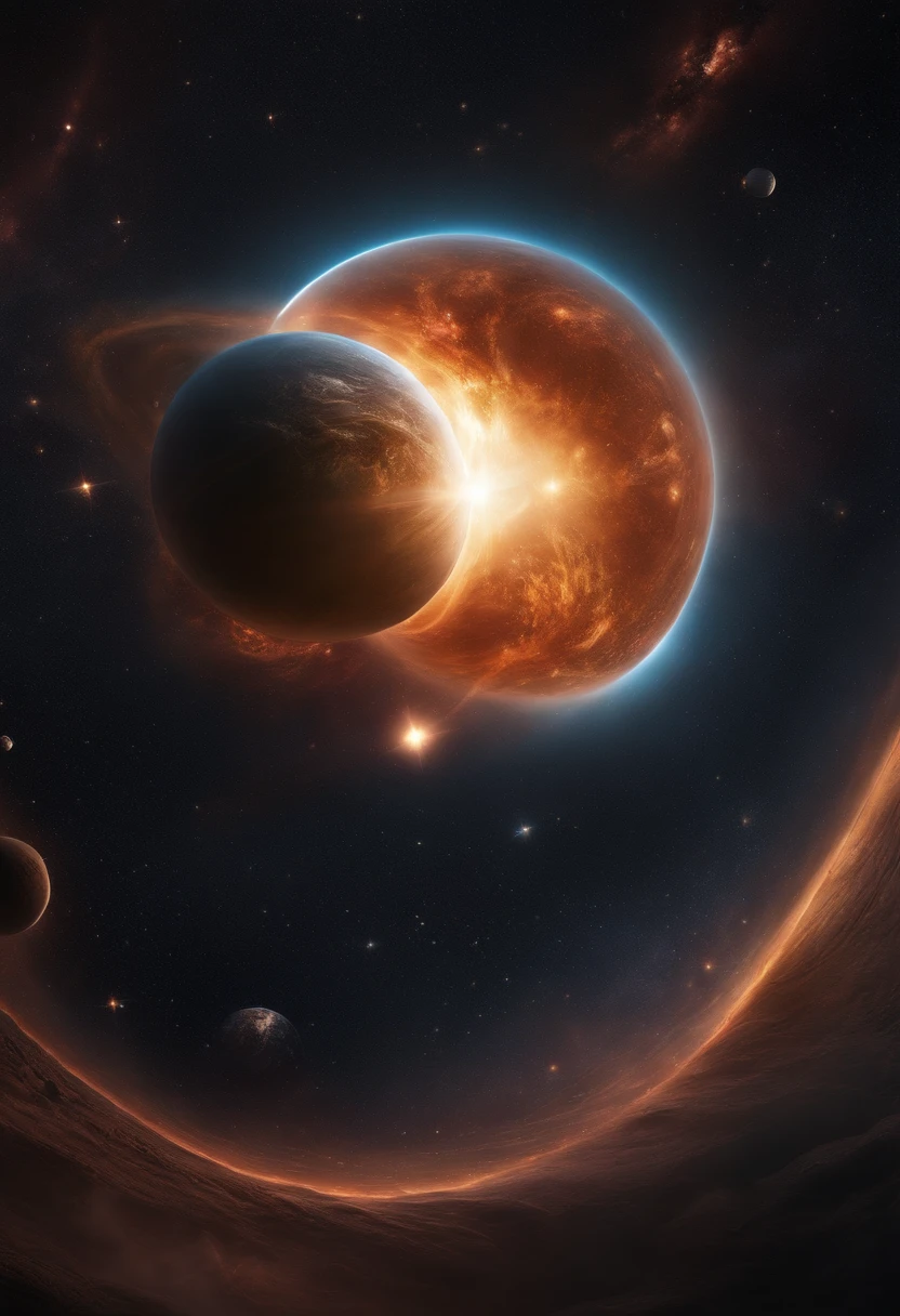 masterpiece, best quality, high quality, extremely detailed CG unity 8k wallpaper, Depth of Field, HDR,,Photorealistic,extremely detailed, Intricate, High Detail, universe, space, galaxy, stars, planets, astronomy, cosmos, celestial, nebula, black hole, solar system, cosmic rays, supernova, deep space, astronomical objects